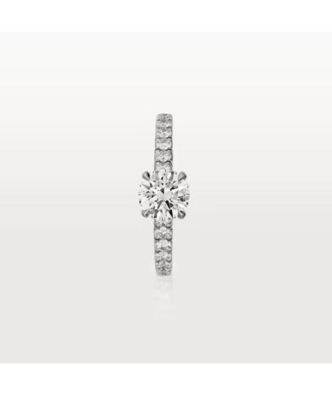 CARTIER Серебряное платиновое кольцо, фото 9