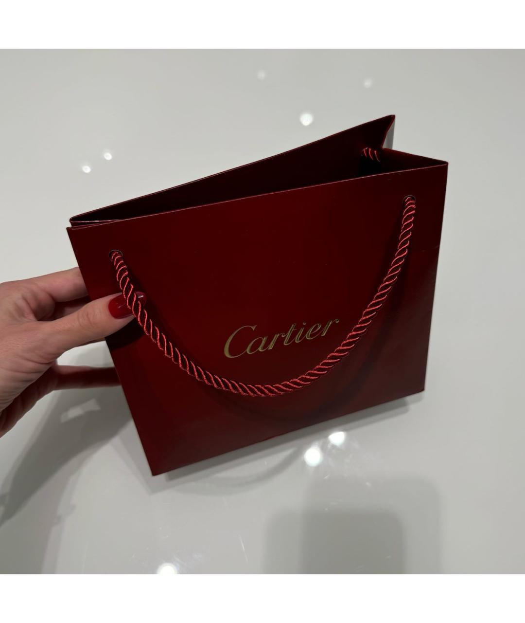 CARTIER Серебряное платиновое кольцо, фото 5