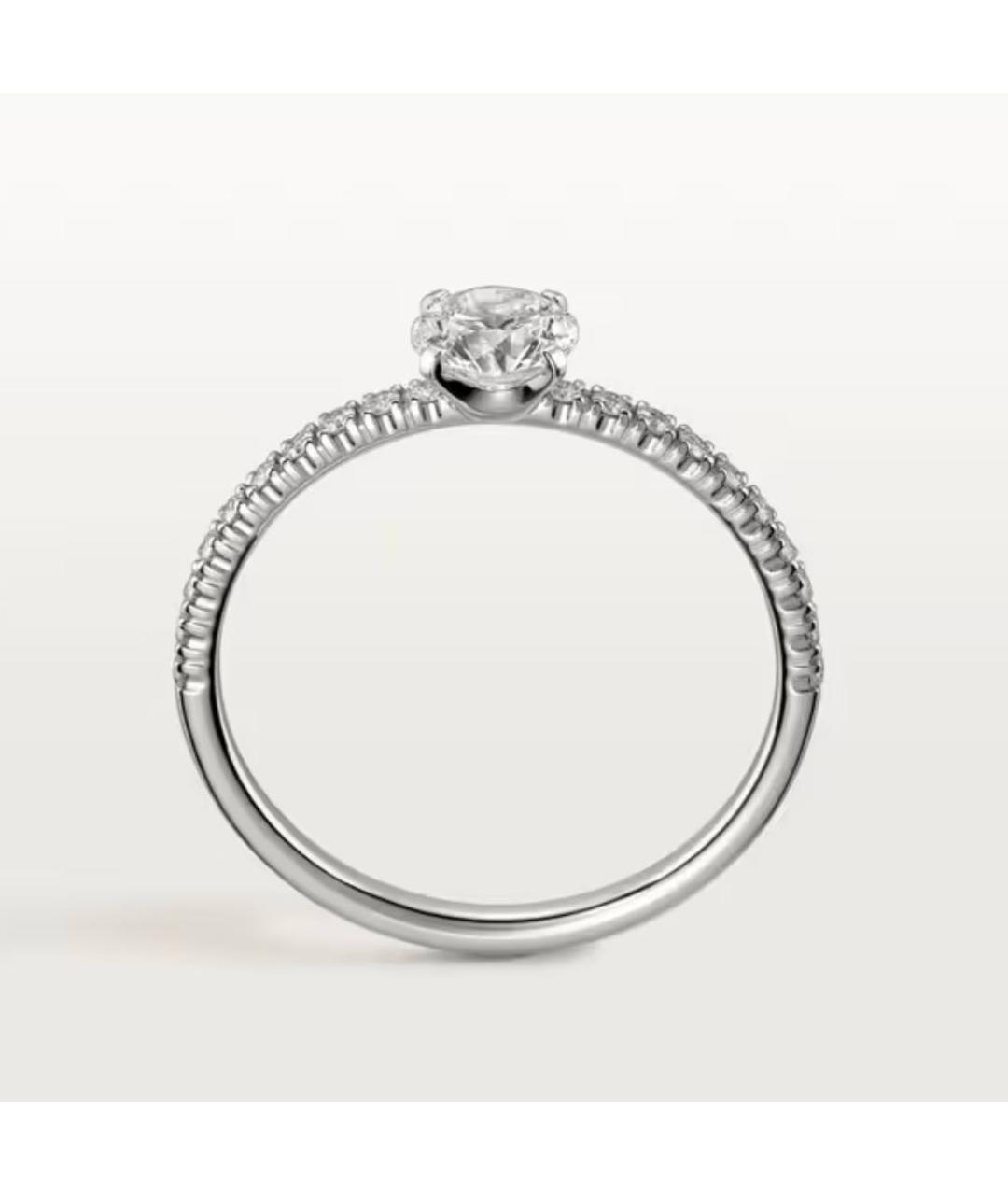 CARTIER Серебряное платиновое кольцо, фото 3