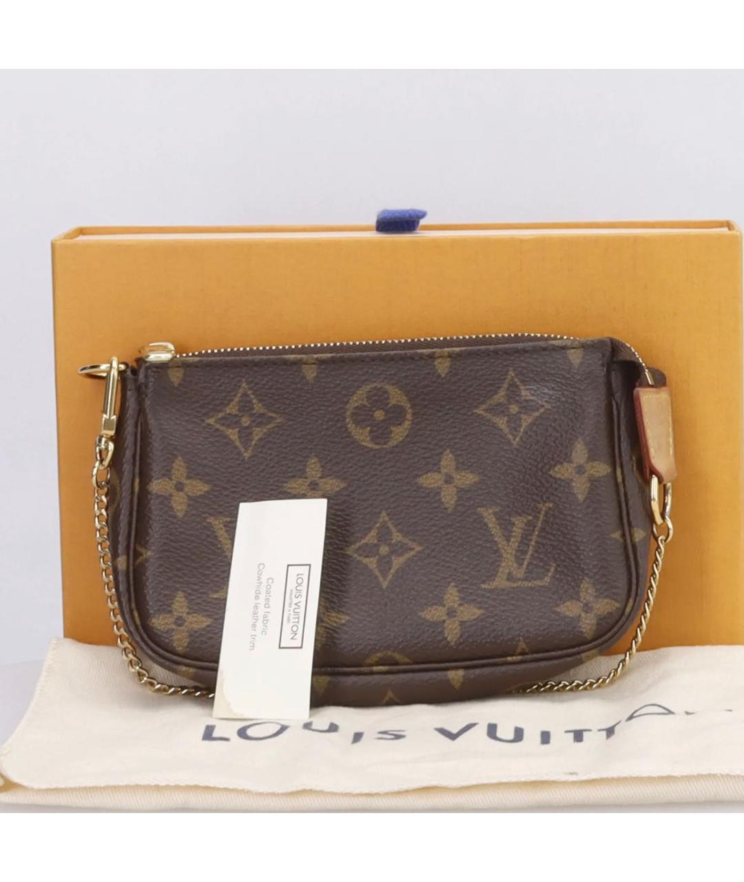 LOUIS VUITTON Коричневая сумка с короткими ручками, фото 5