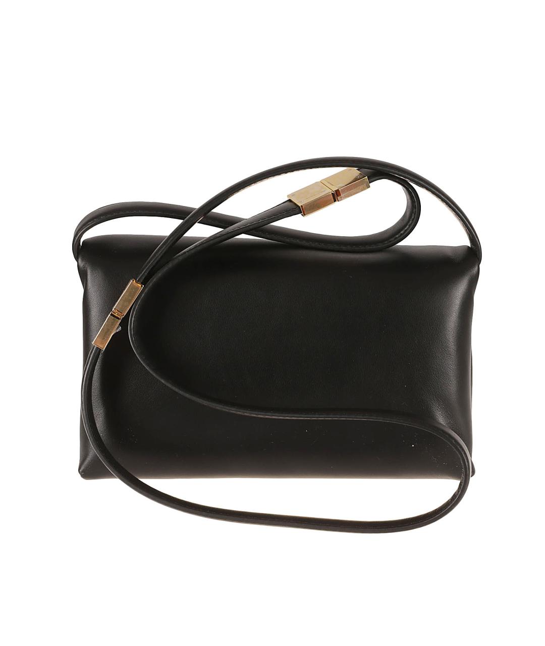 MARNI Черная кожаная сумка через плечо, фото 2