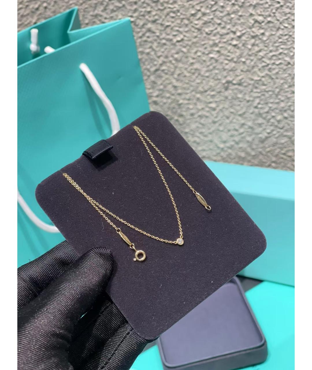 TIFFANY&CO Колье из желтого золота, фото 6