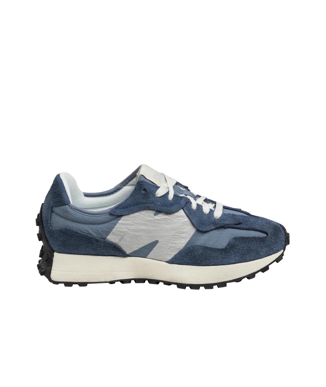 NEW BALANCE Синие текстильные низкие кроссовки / кеды, фото 1