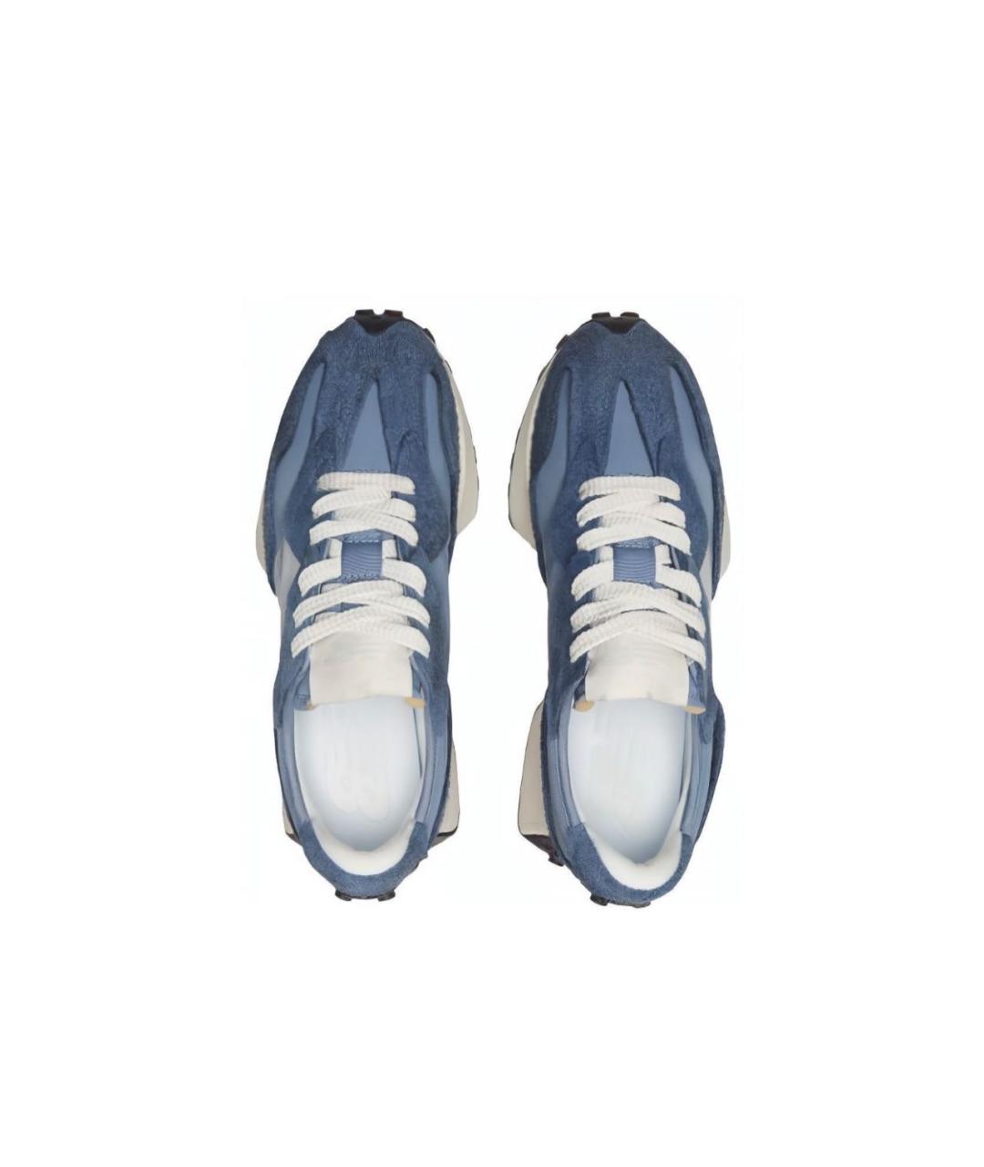 NEW BALANCE Синие текстильные низкие кроссовки / кеды, фото 3