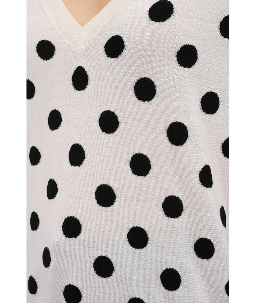 VALENTINO Белый шерстяной джемпер / свитер, фото 4