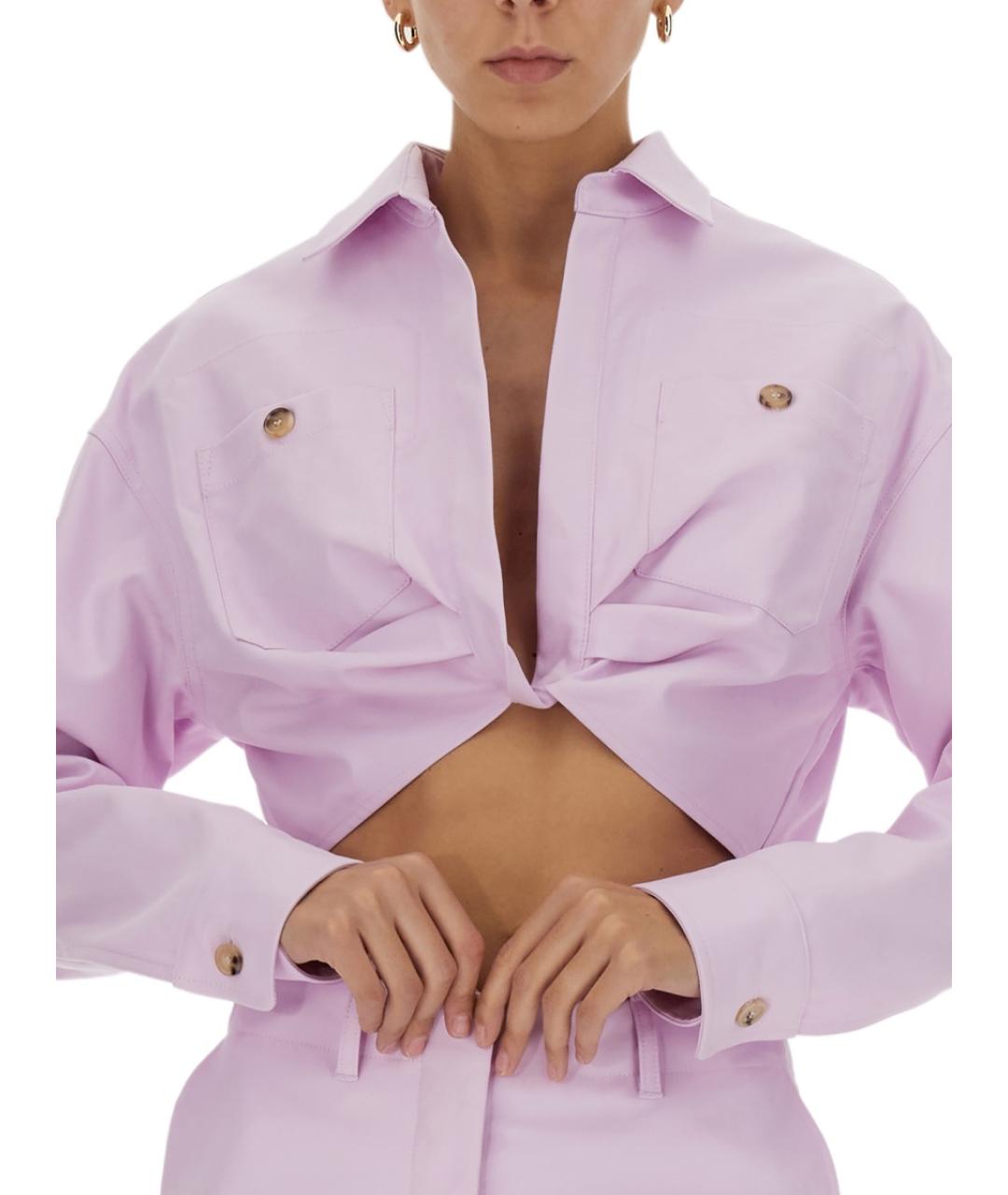 OFF-WHITE Розовая хлопковая куртка, фото 5