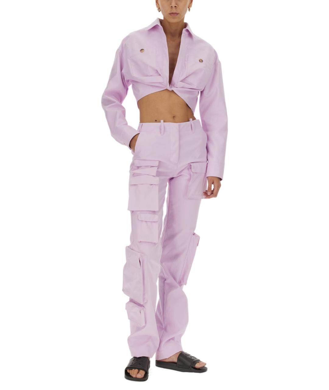 OFF-WHITE Розовая хлопковая куртка, фото 3