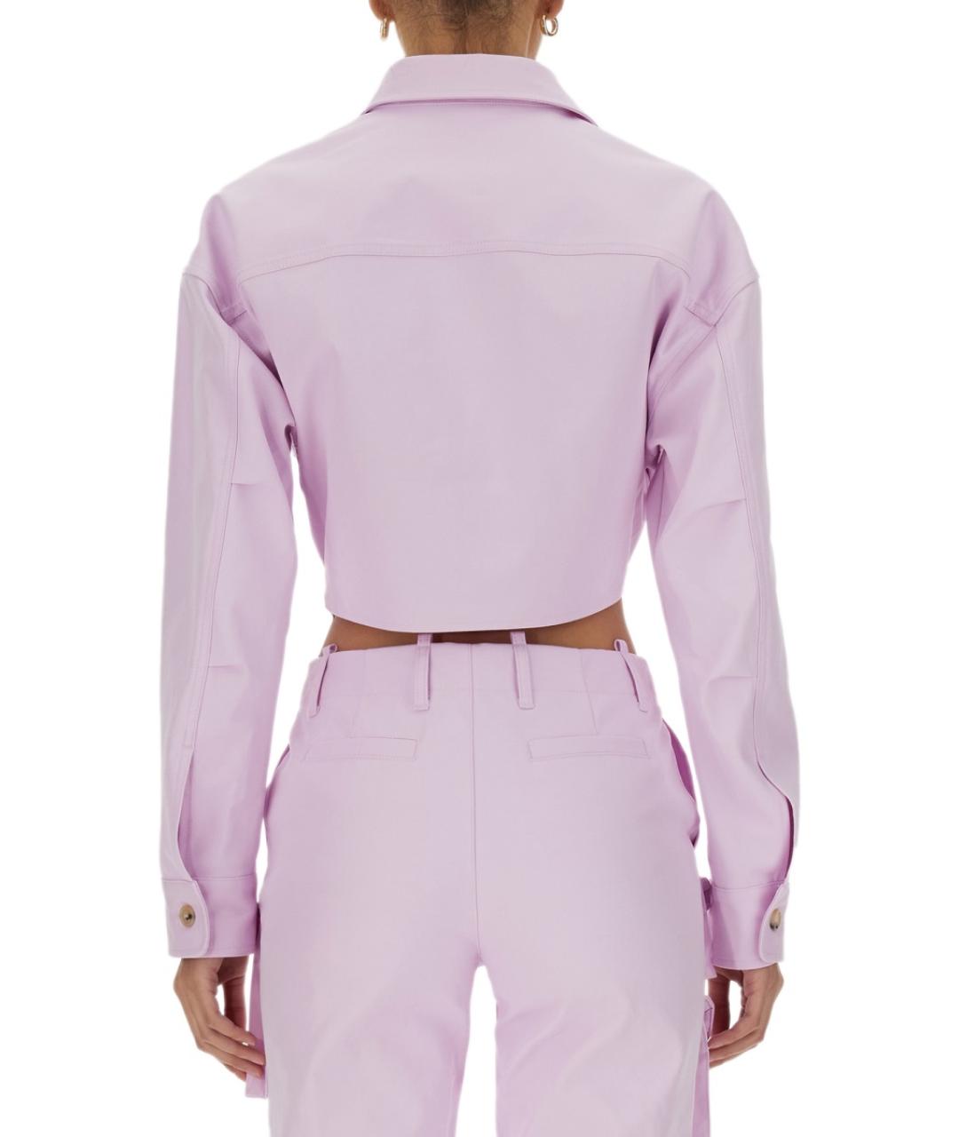 OFF-WHITE Розовая хлопковая куртка, фото 4