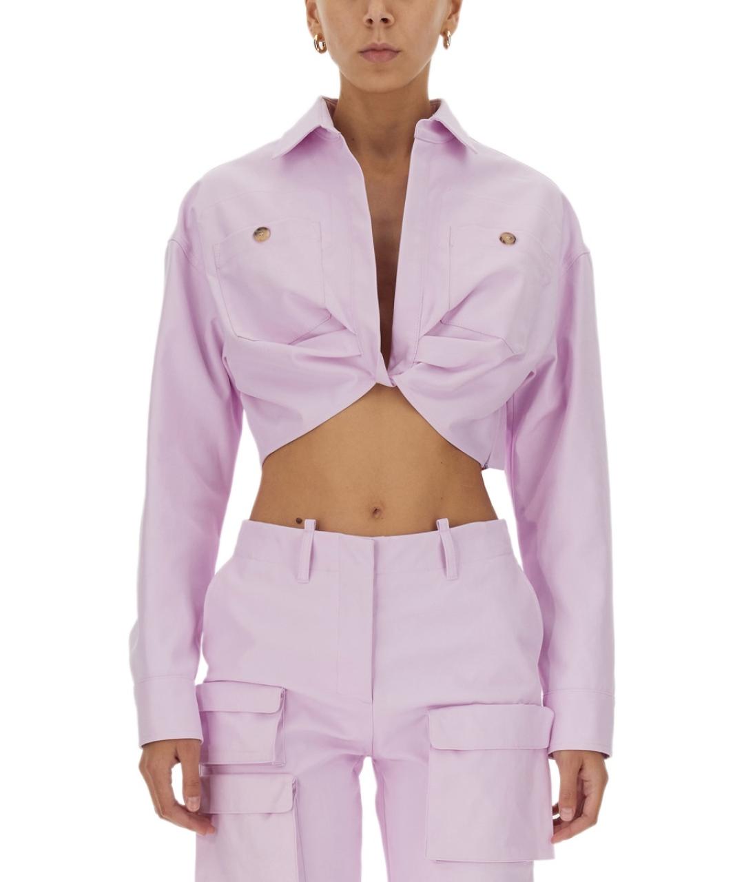 OFF-WHITE Розовая хлопковая куртка, фото 2