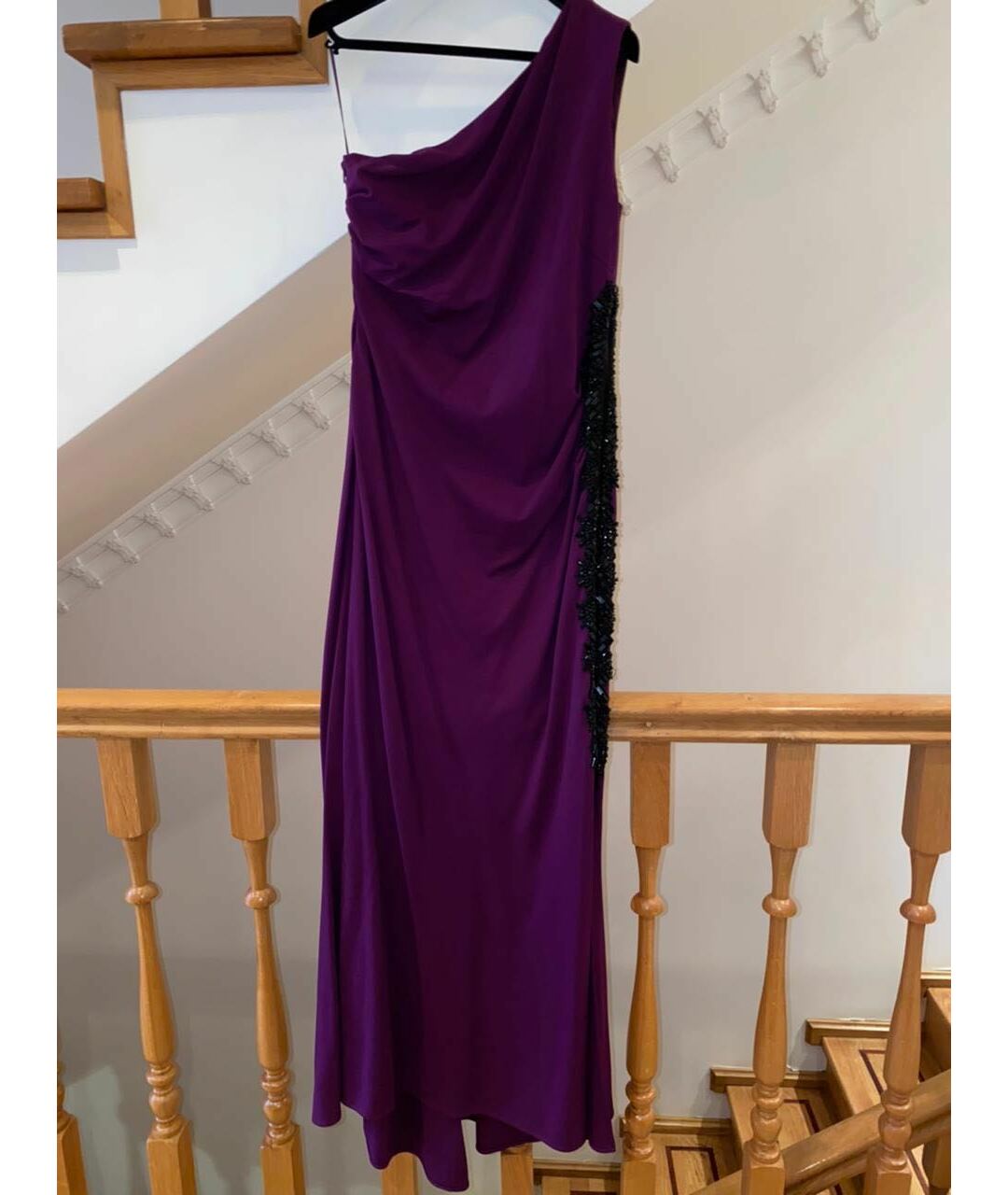 ESCADA Фиолетовое вискозное вечернее платье, фото 4