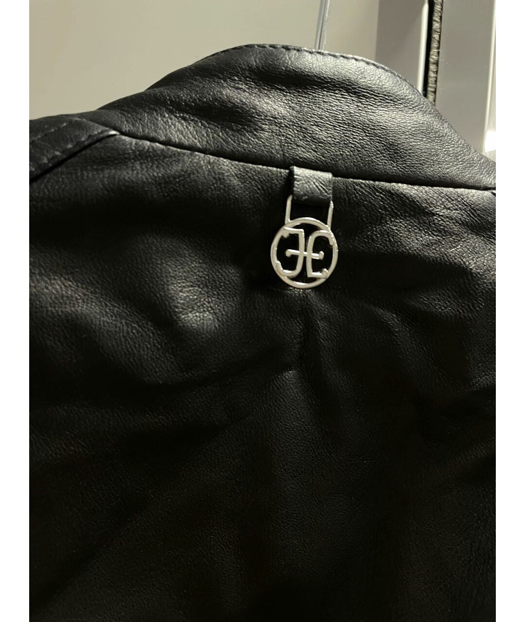 FABI Черная кожаная куртка, фото 5