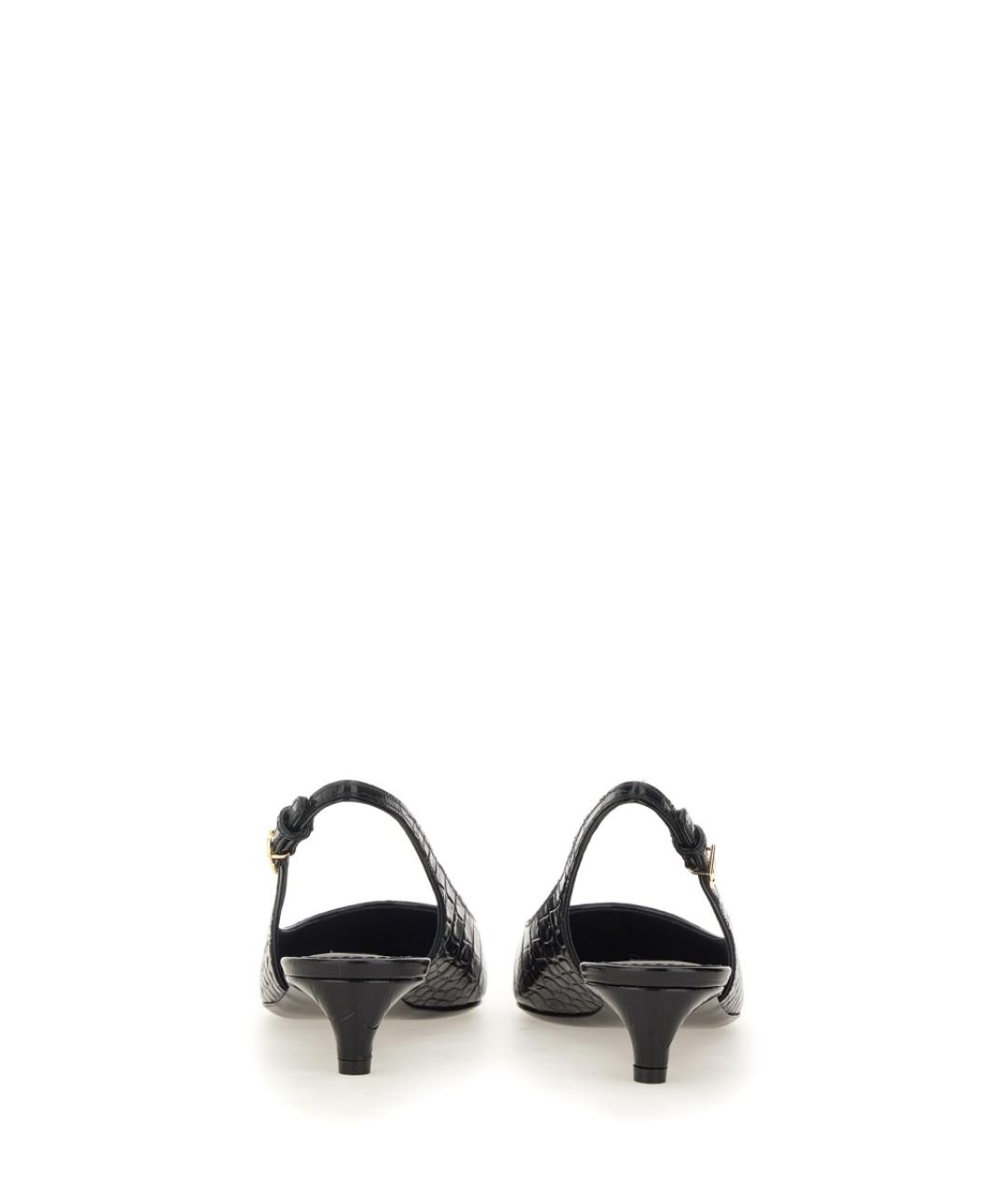 DOLCE&GABBANA Черные туфли из лакированной кожи, фото 3