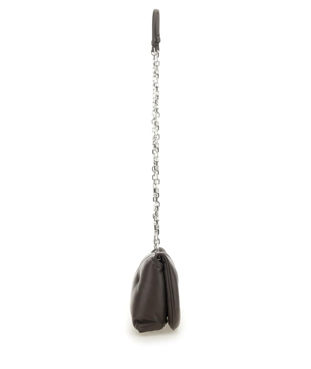 MAISON MARGIELA Коричневая кожаная сумка через плечо, фото 4