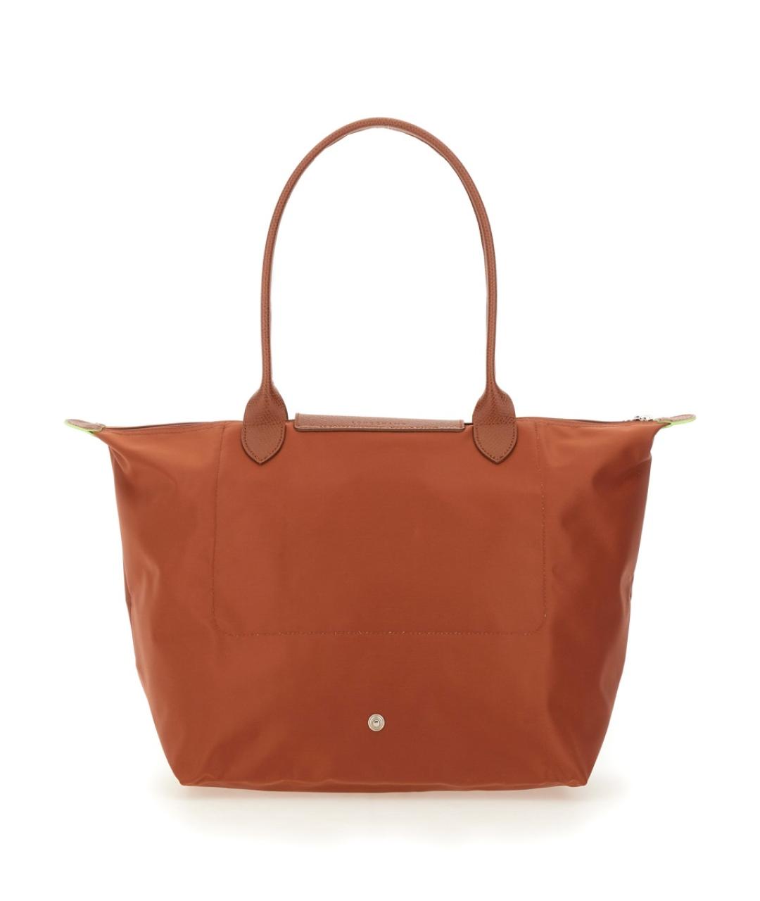 LONGCHAMP Коричневая синтетическая сумка тоут, фото 2