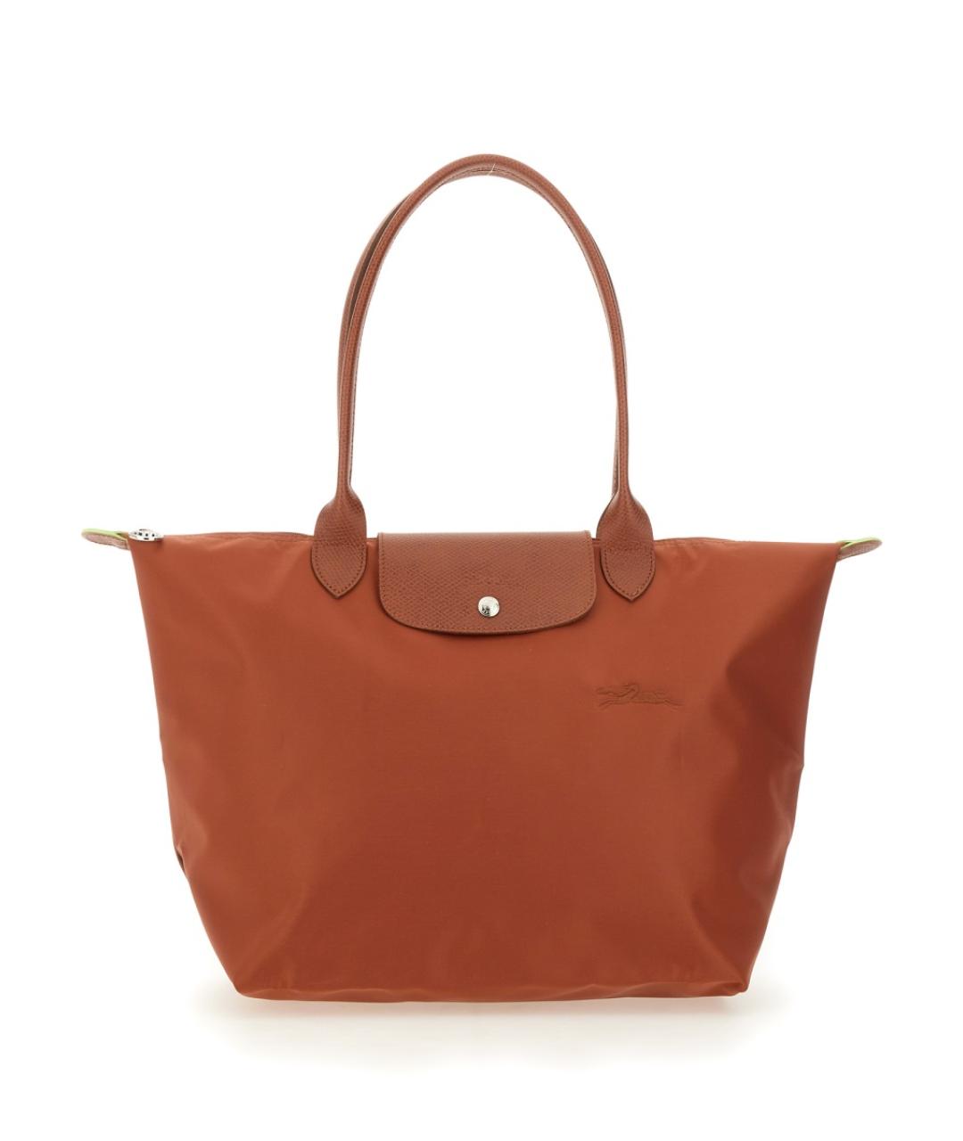 LONGCHAMP Коричневая синтетическая сумка тоут, фото 1