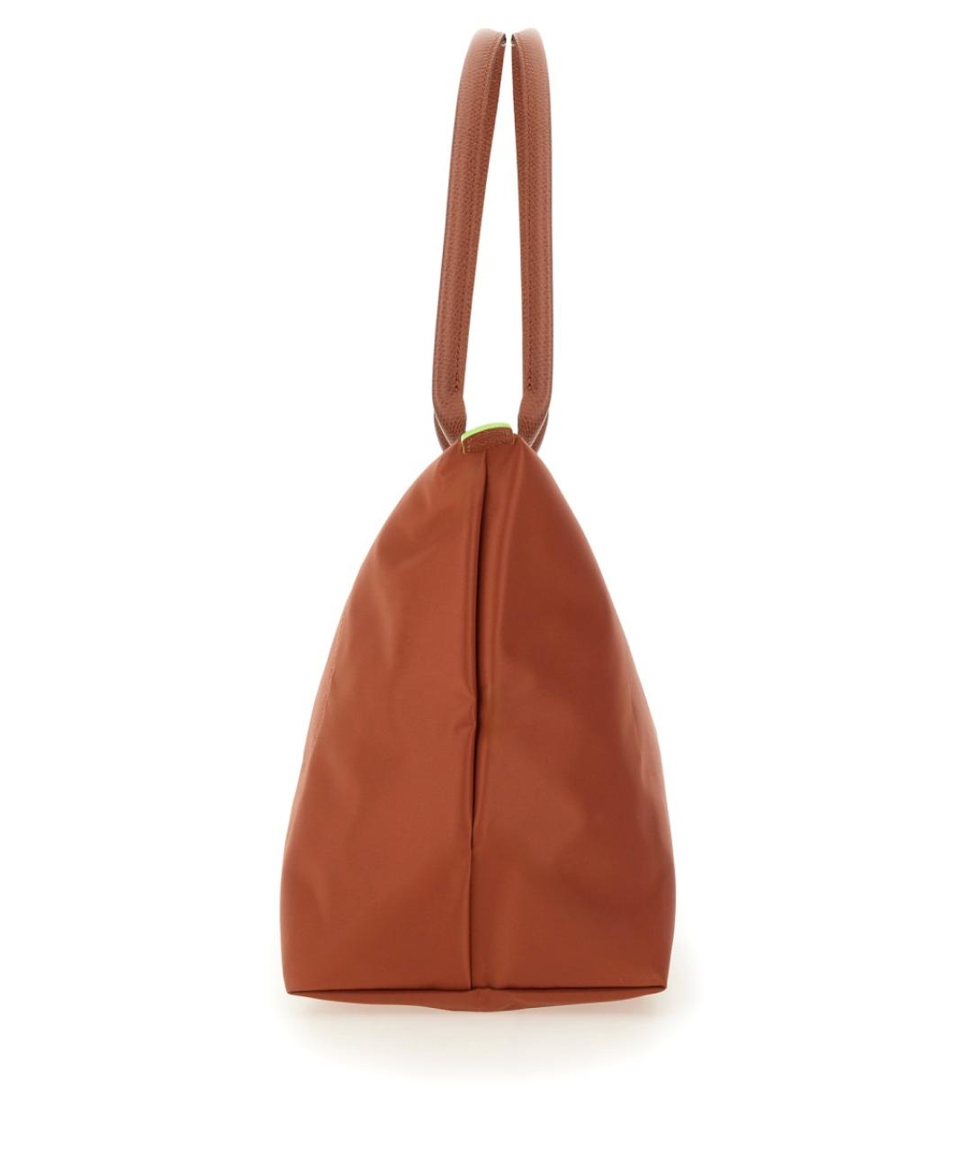LONGCHAMP Коричневая синтетическая сумка тоут, фото 3