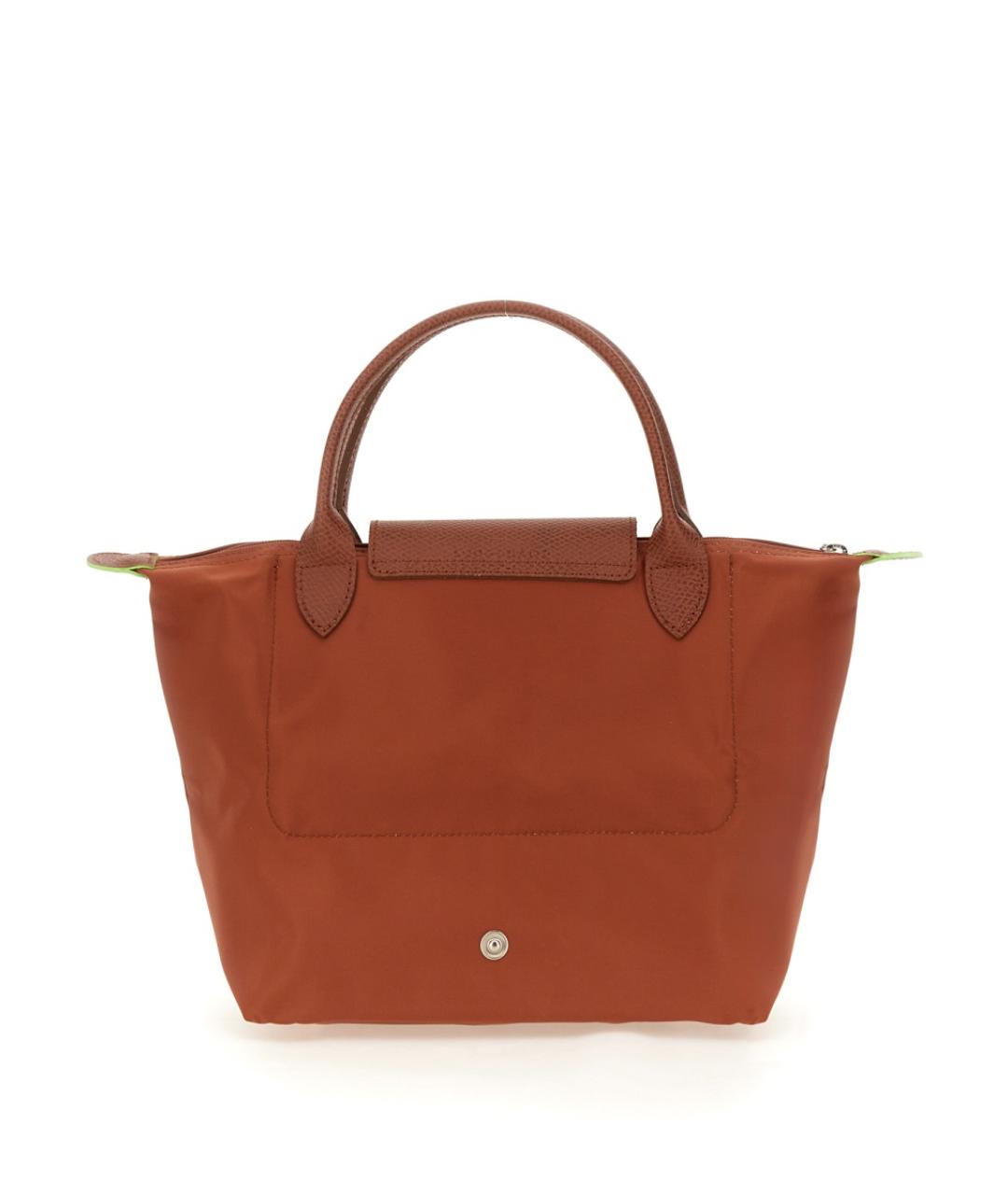 LONGCHAMP Коричневая синтетическая сумка тоут, фото 2