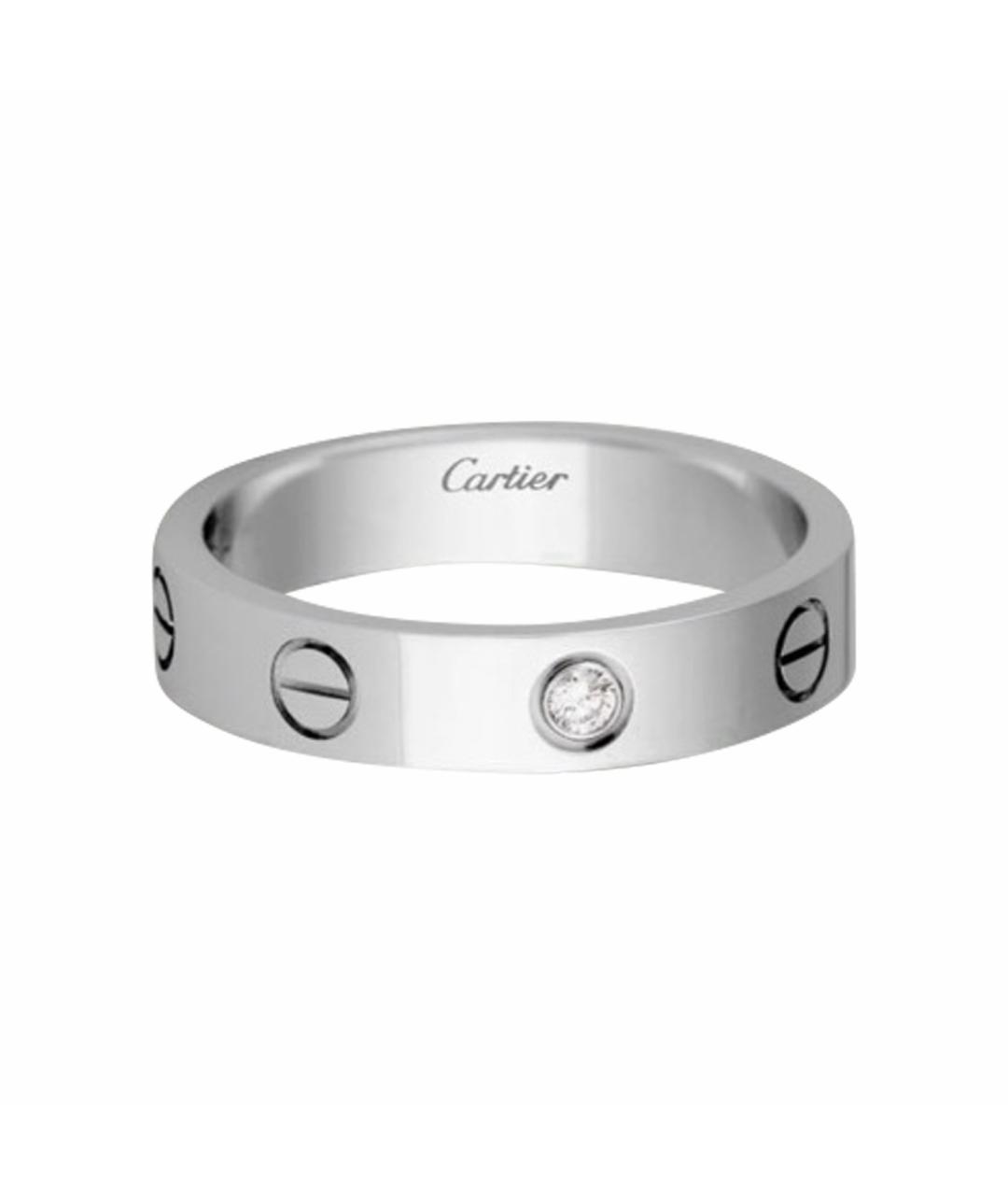 CARTIER Белое кольцо из белого золота, фото 1