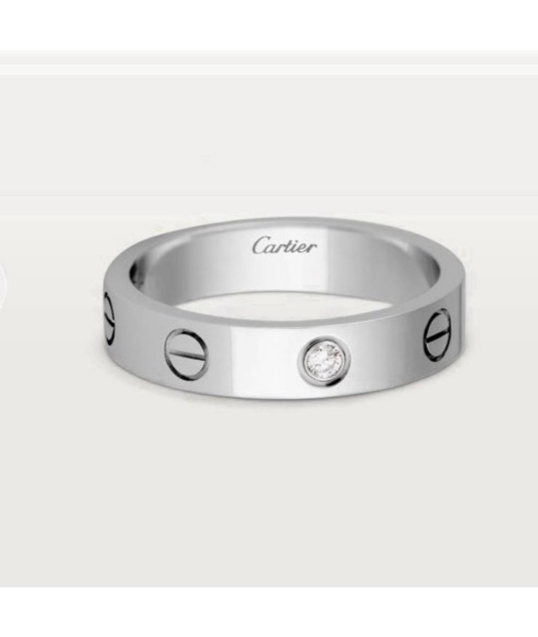 CARTIER Белое кольцо из белого золота, фото 5