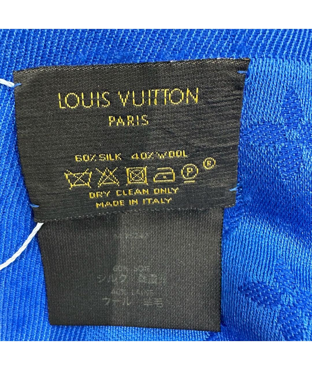 LOUIS VUITTON Синий платок, фото 3