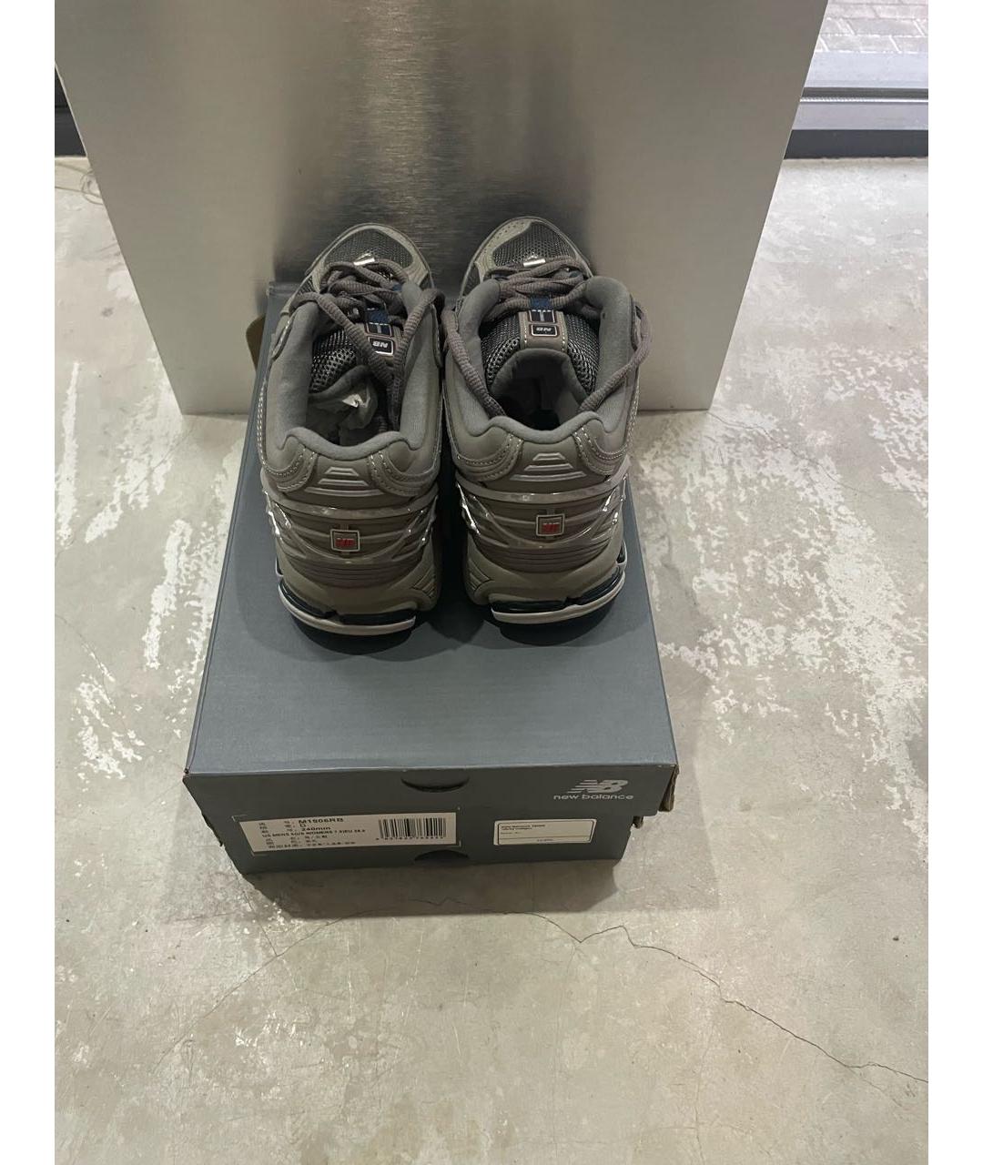 NEW BALANCE Серые текстильные кроссовки, фото 4