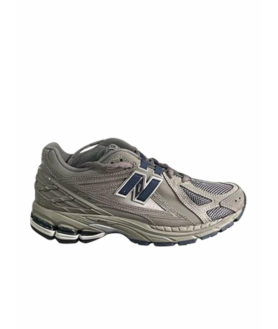 NEW BALANCE Серые текстильные кроссовки, фото 1