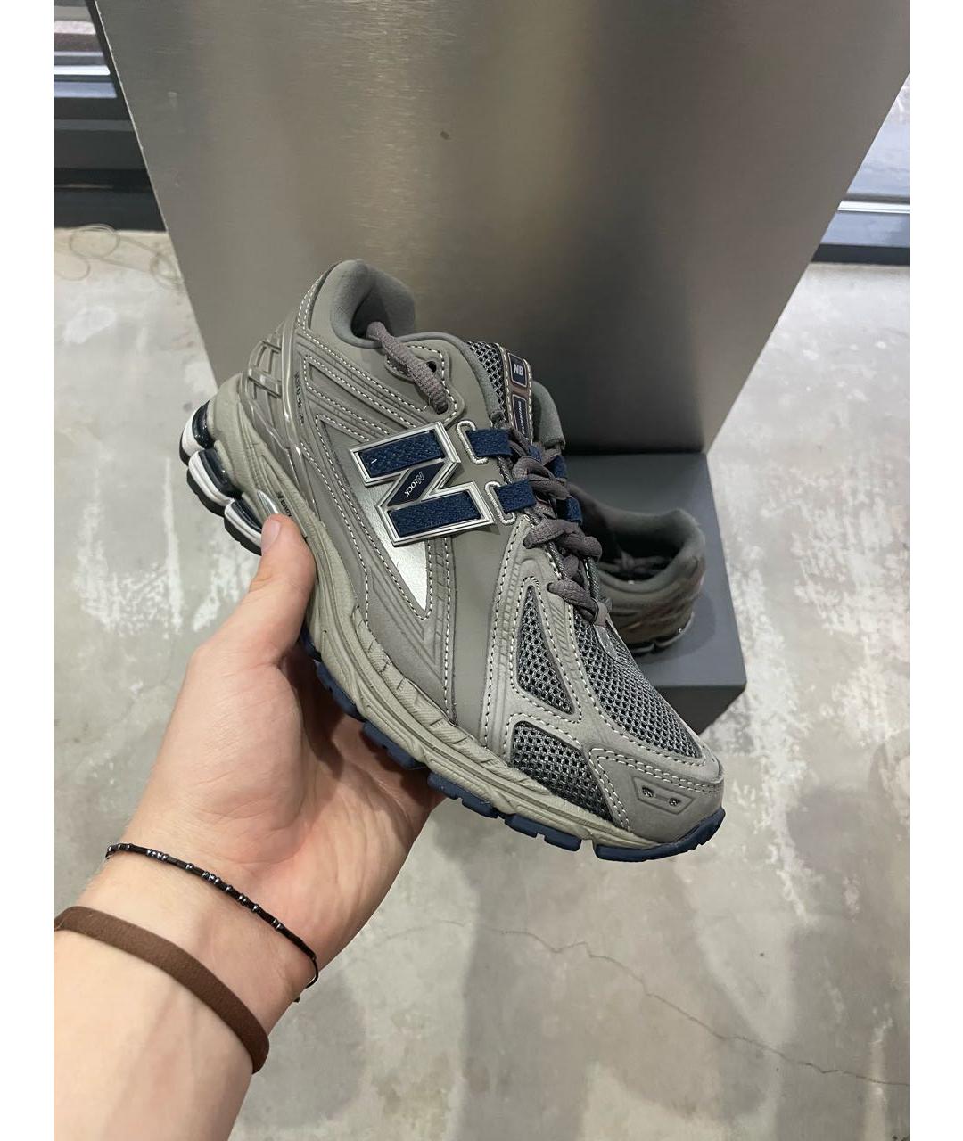 NEW BALANCE Серые текстильные кроссовки, фото 6