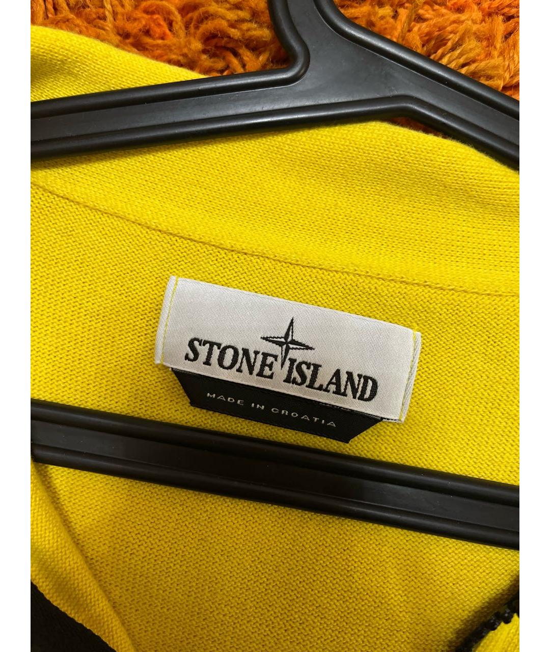 STONE ISLAND Желтый джемпер / свитер, фото 6