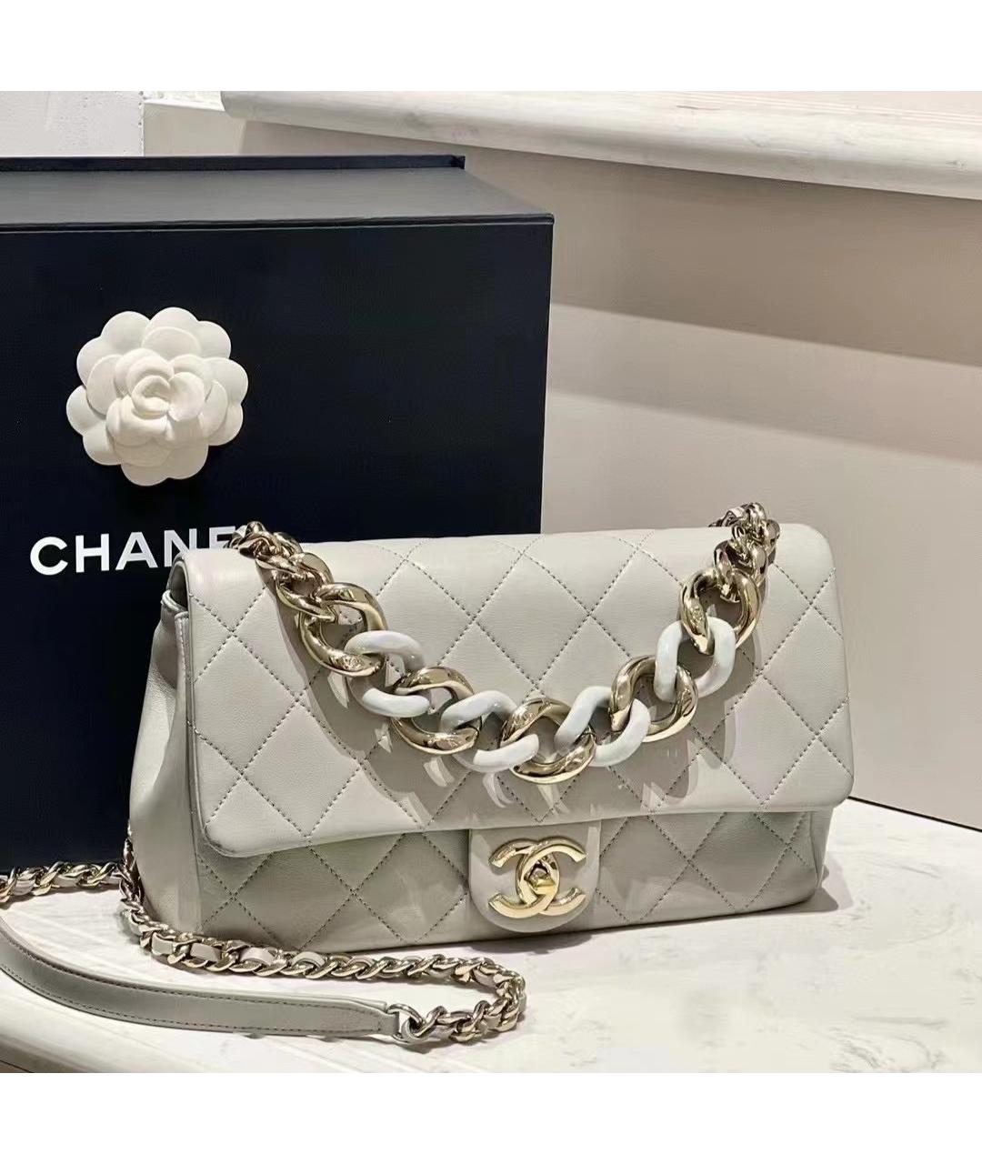 CHANEL Кожаная сумка через плечо, фото 2