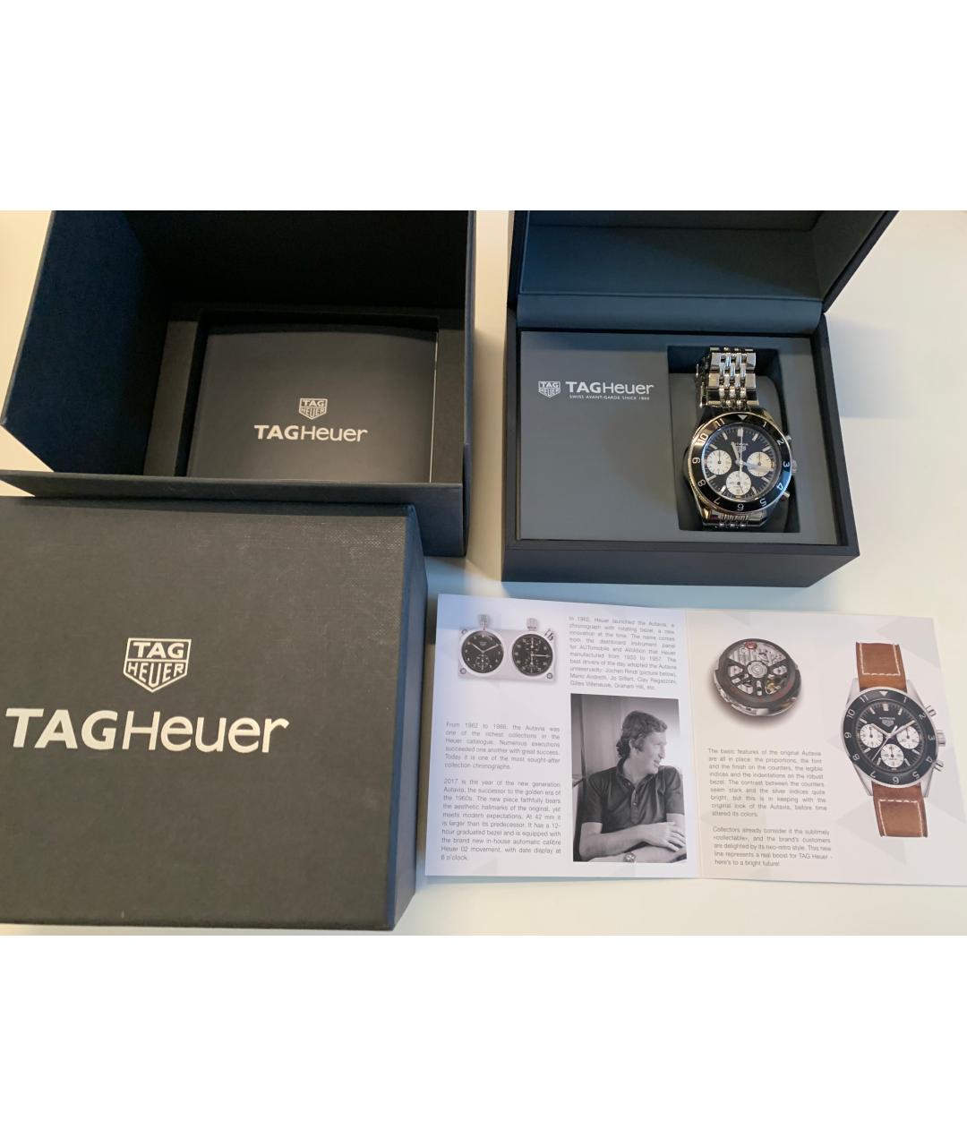 TAG HEUER Черные часы, фото 4