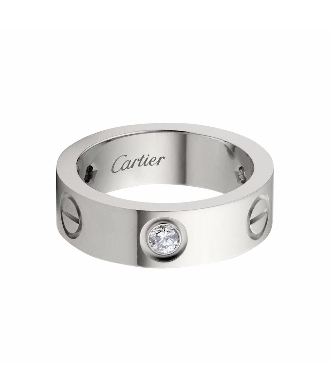 CARTIER Серебряное кольцо из белого золота, фото 1