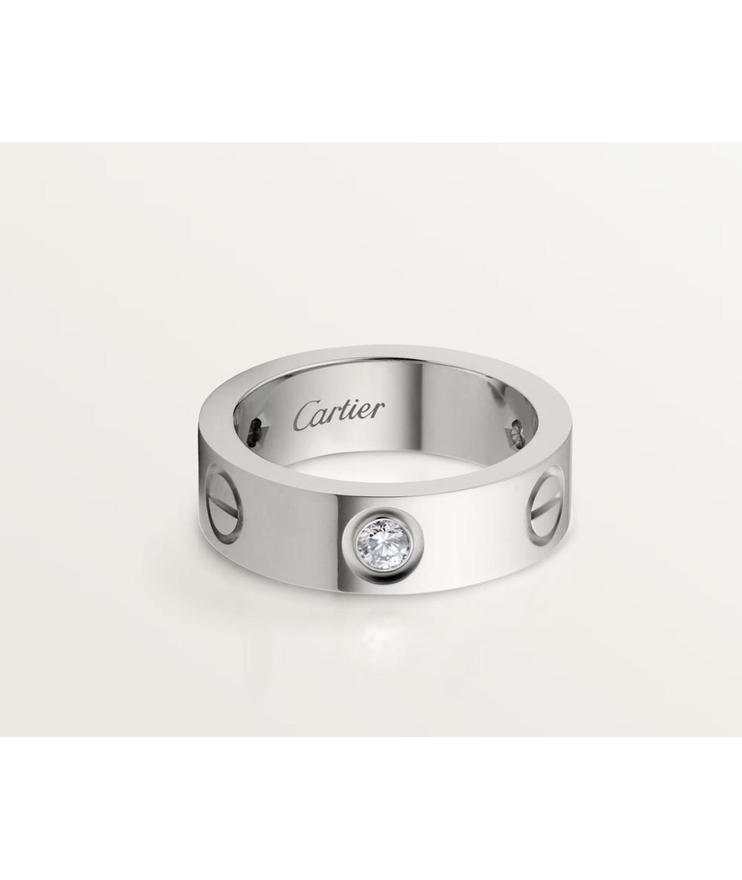 CARTIER Серебряное кольцо из белого золота, фото 6