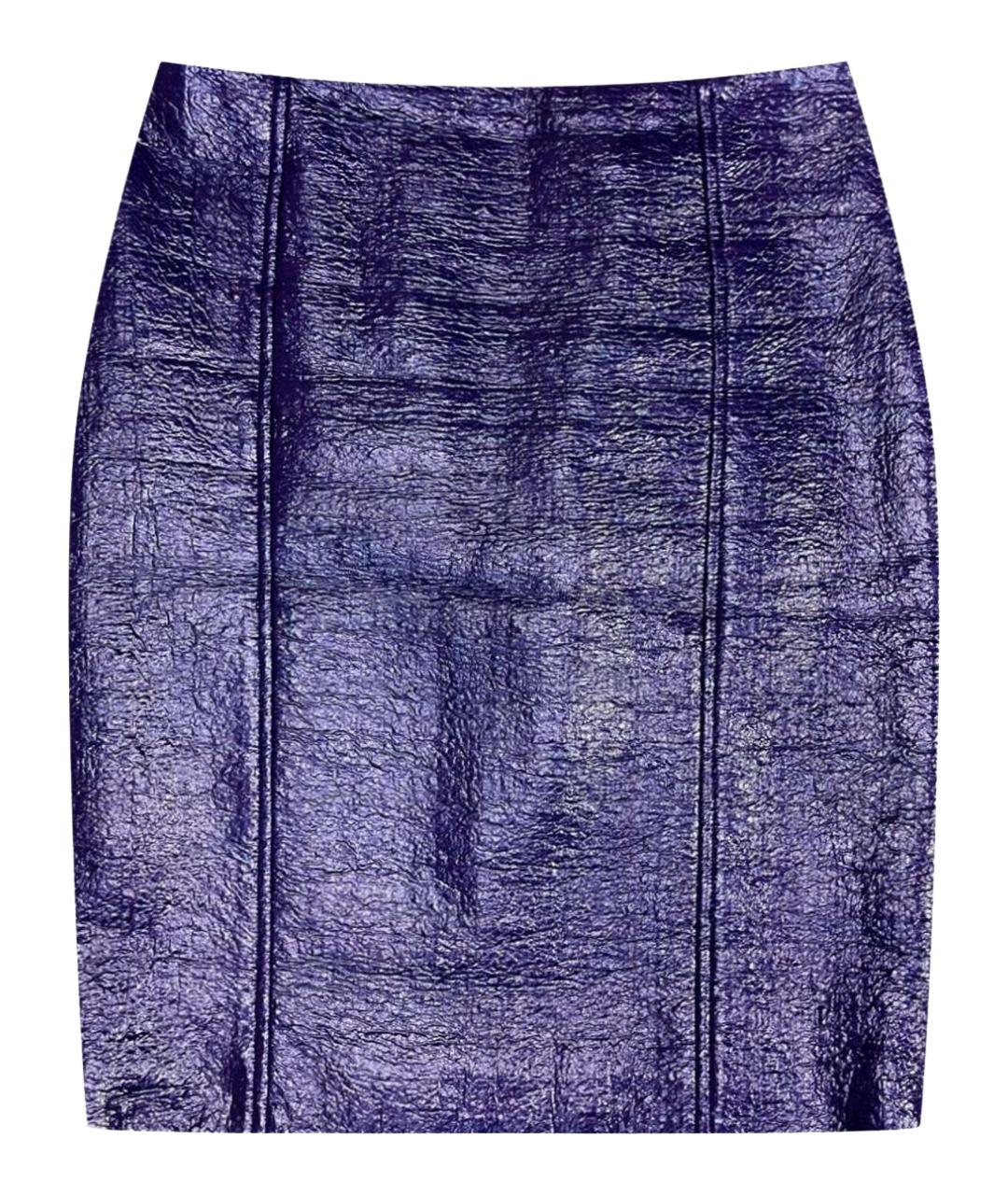 VERSACE Фиолетовая юбка миди, фото 1