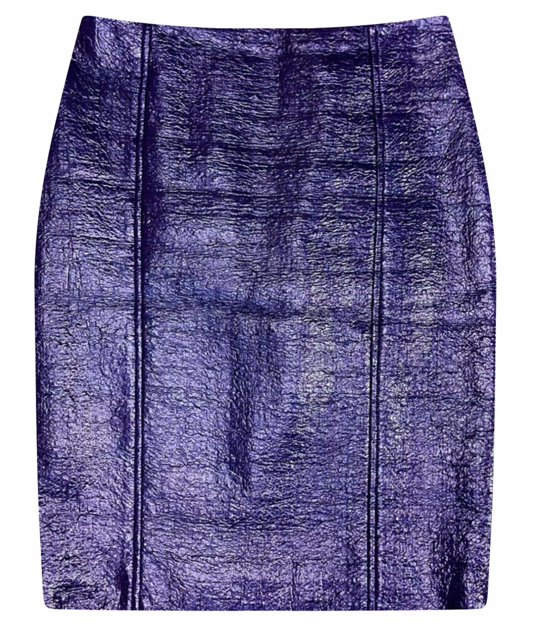 VERSACE Фиолетовая юбка миди, фото 1