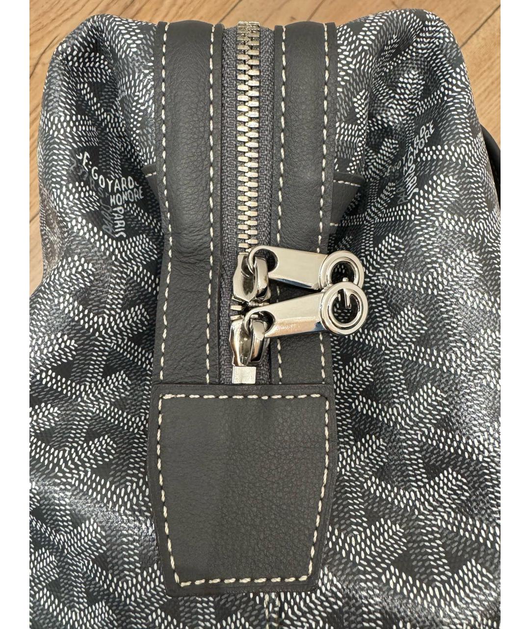 GOYARD Зеленый рюкзак из лакированной кожи, фото 6