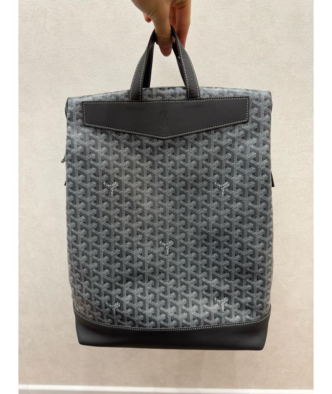 GOYARD Зеленый рюкзак из лакированной кожи, фото 9