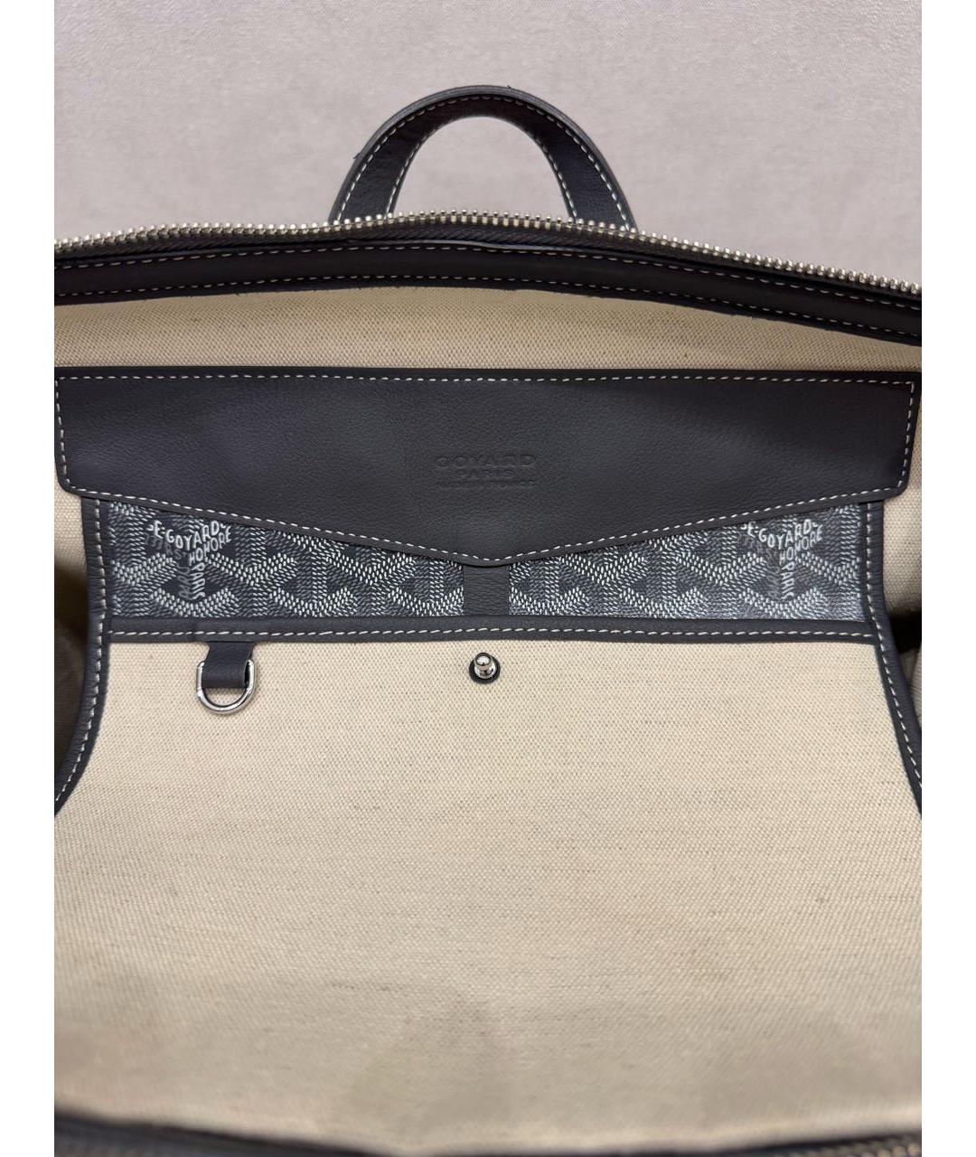 GOYARD Зеленый рюкзак из лакированной кожи, фото 8