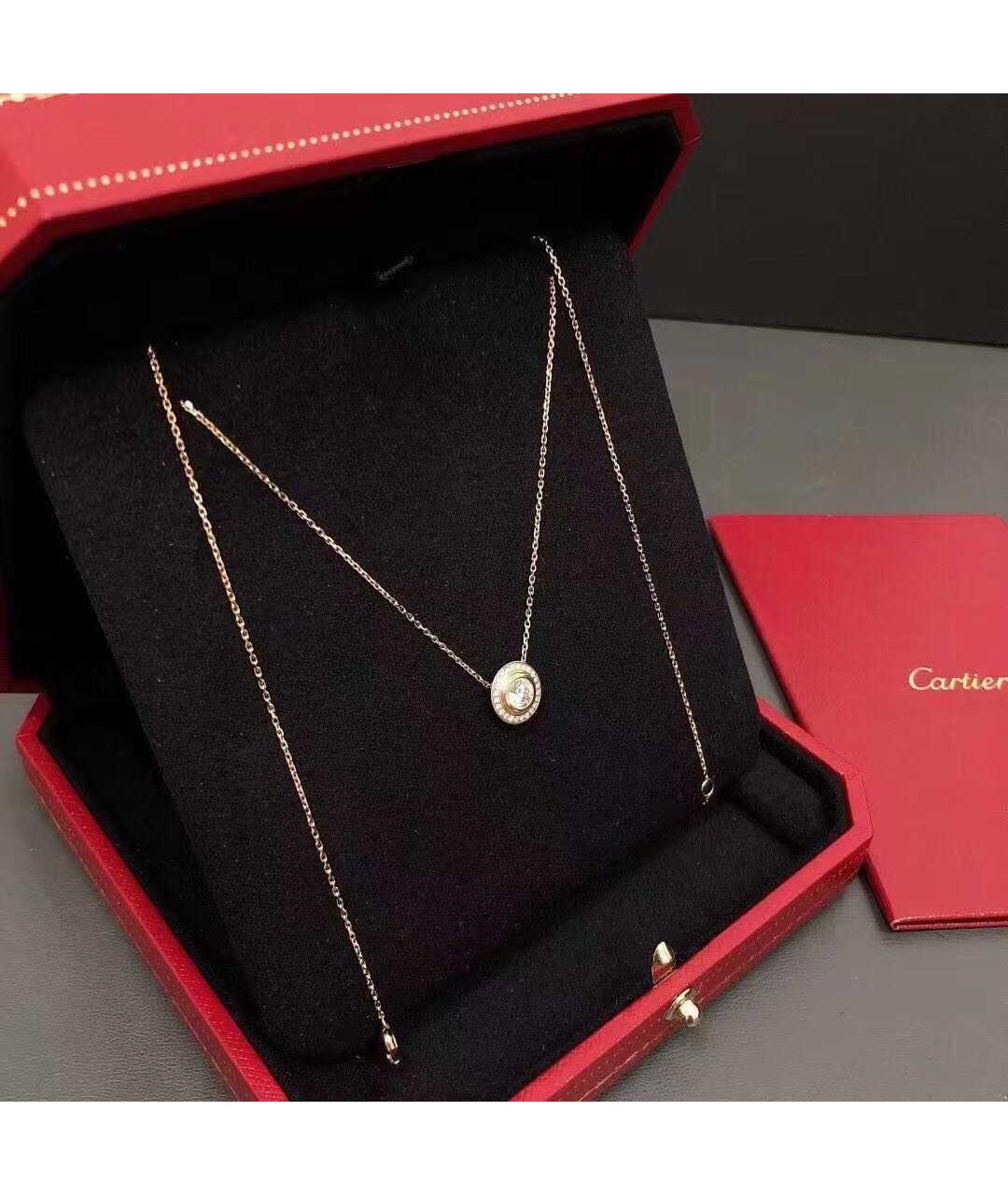 CARTIER Золотое колье из розового золота, фото 6