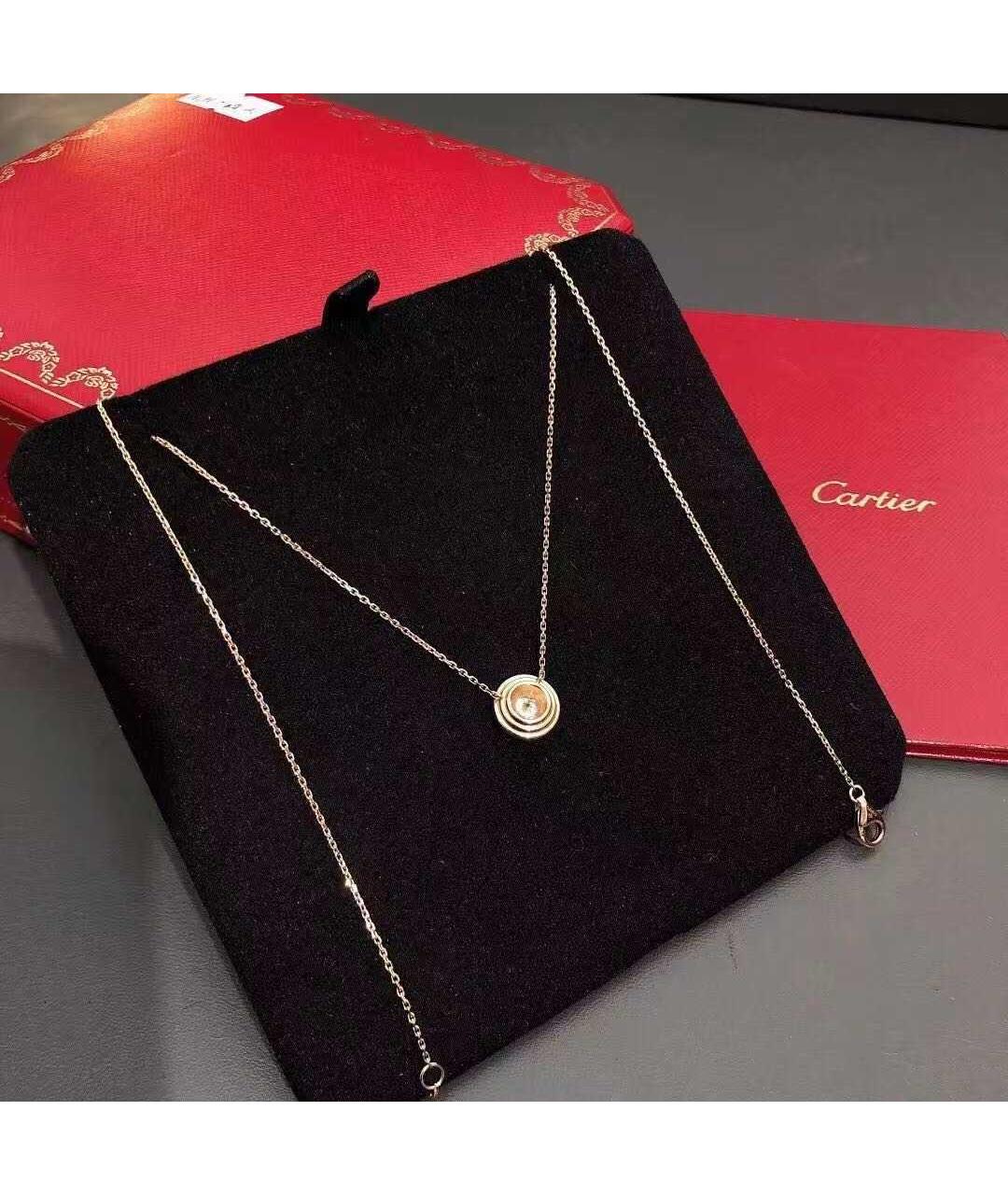 CARTIER Золотое колье из розового золота, фото 5