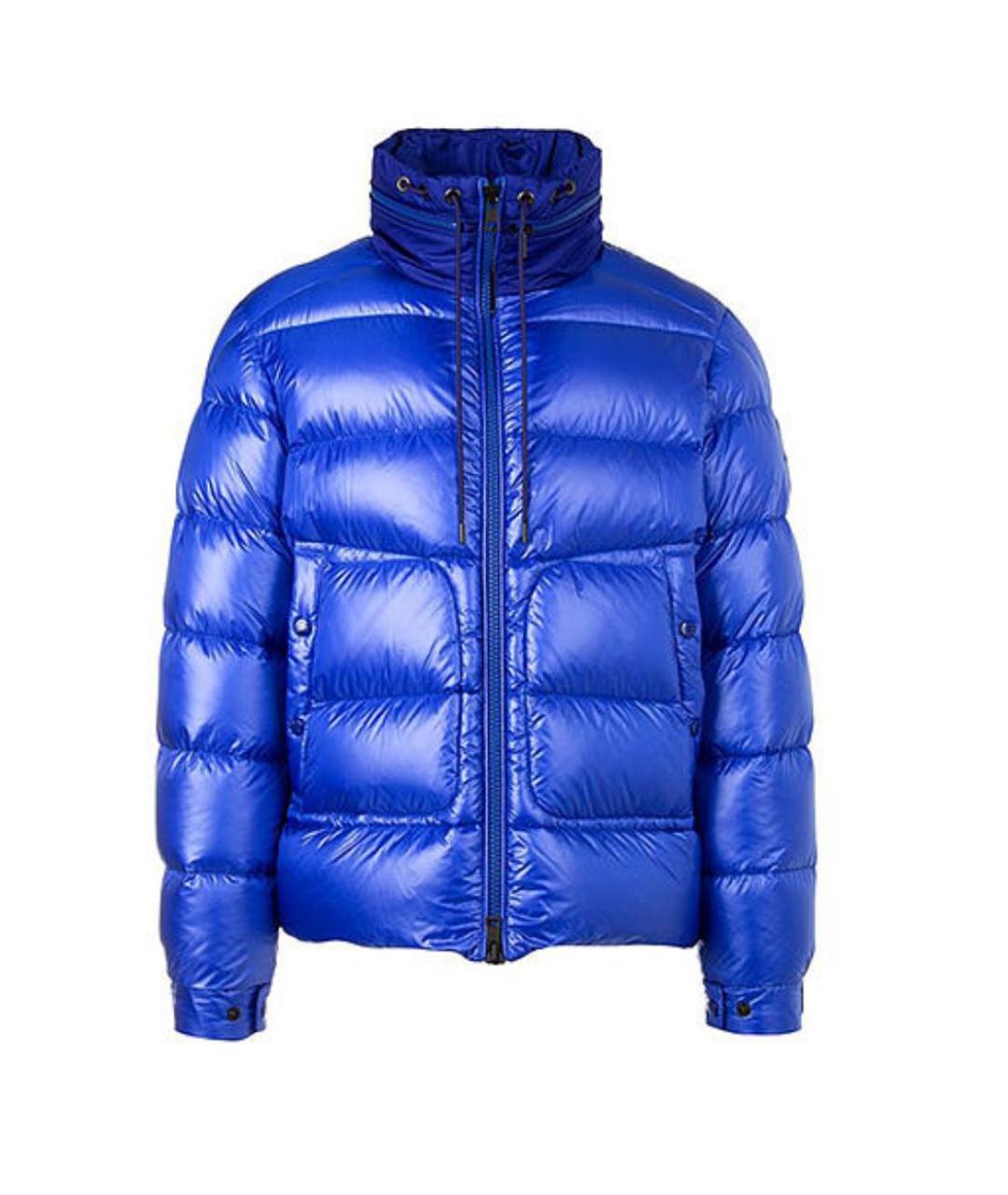 MONCLER Синий пуховик, фото 1