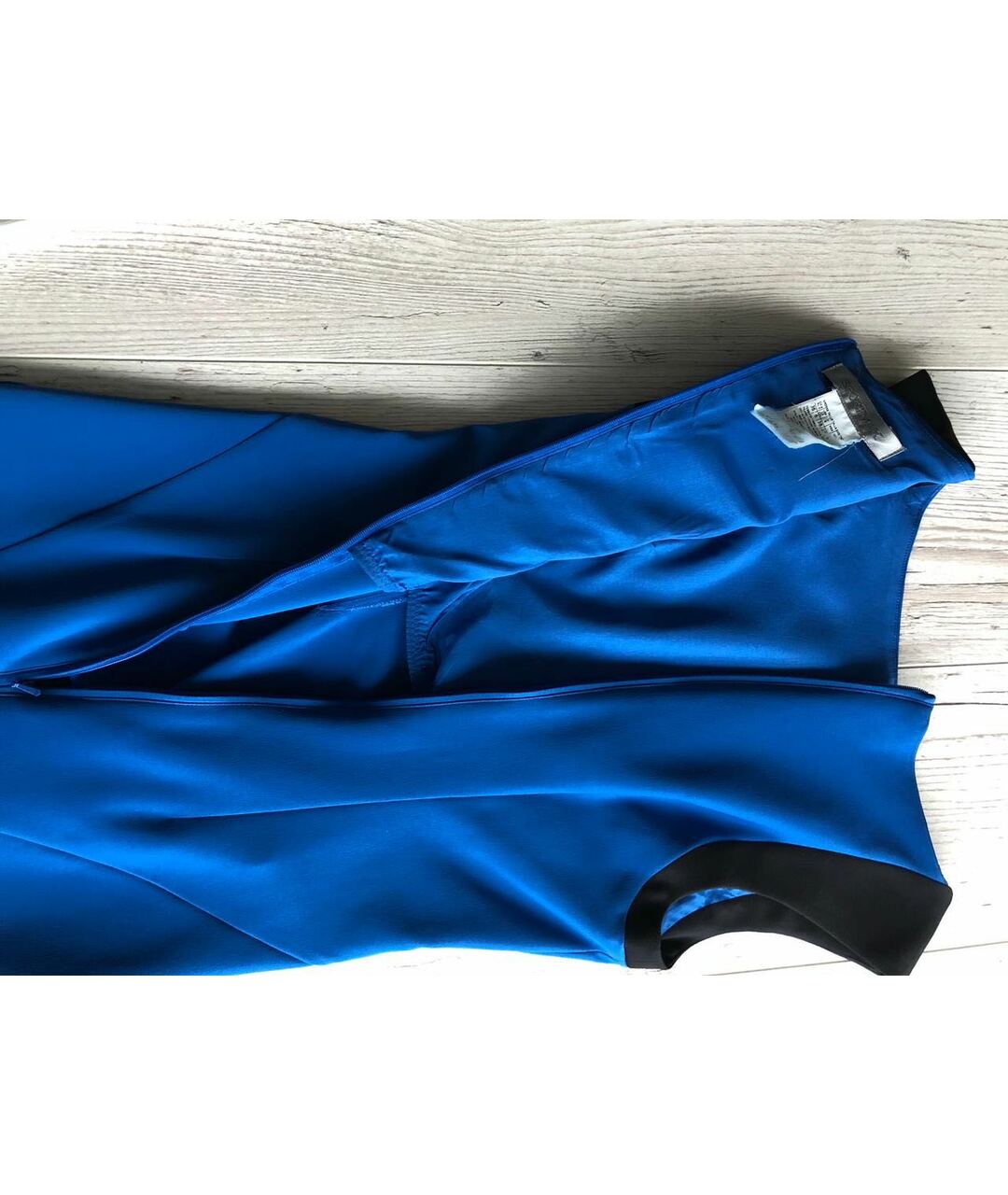 SPORTMAX Синее вискозное повседневное платье, фото 6