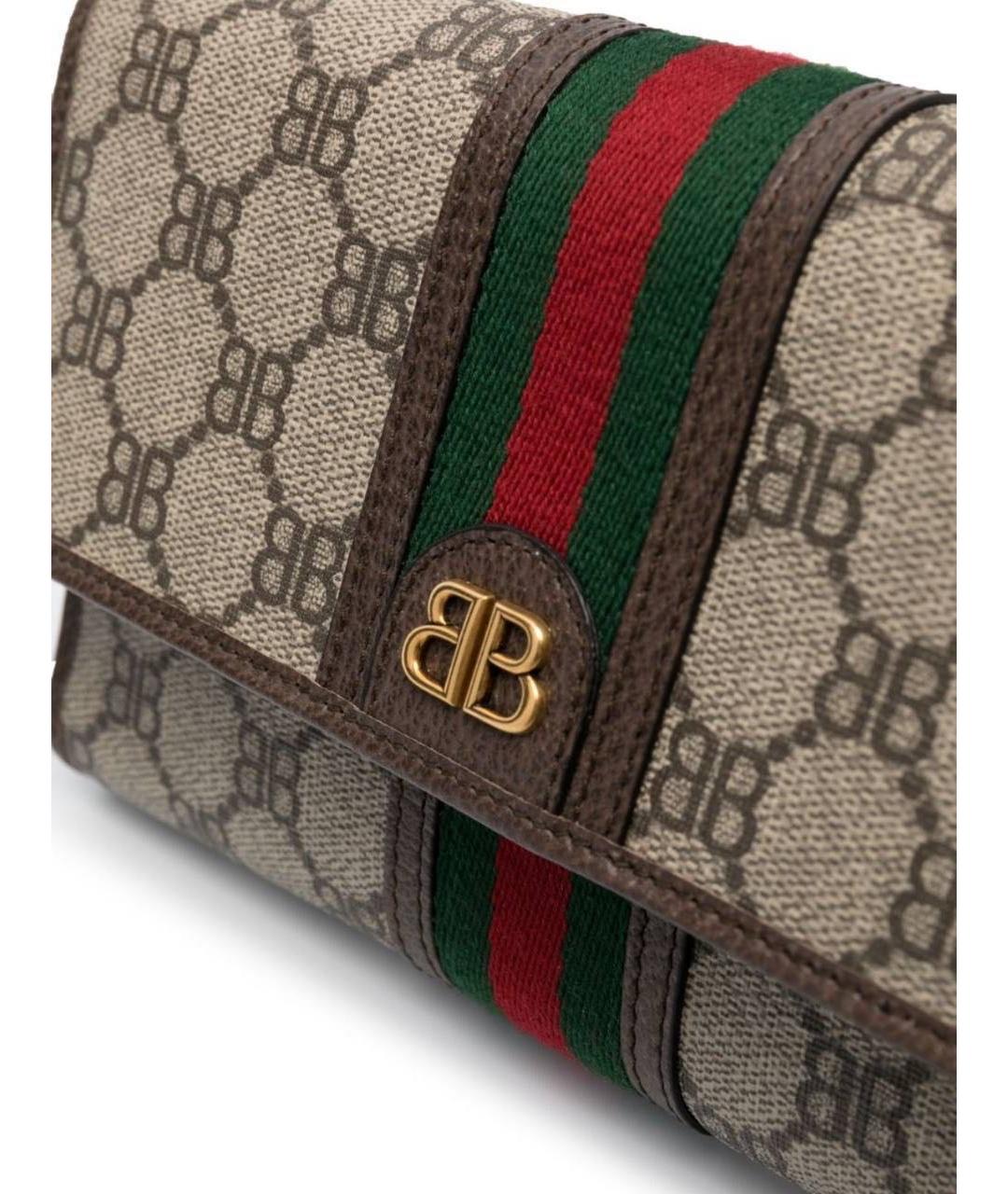 GUCCI Кожаная сумка через плечо, фото 4