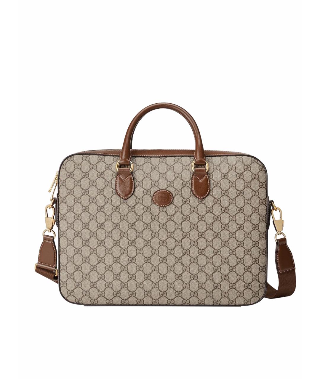 GUCCI Кожаный портфель, фото 1