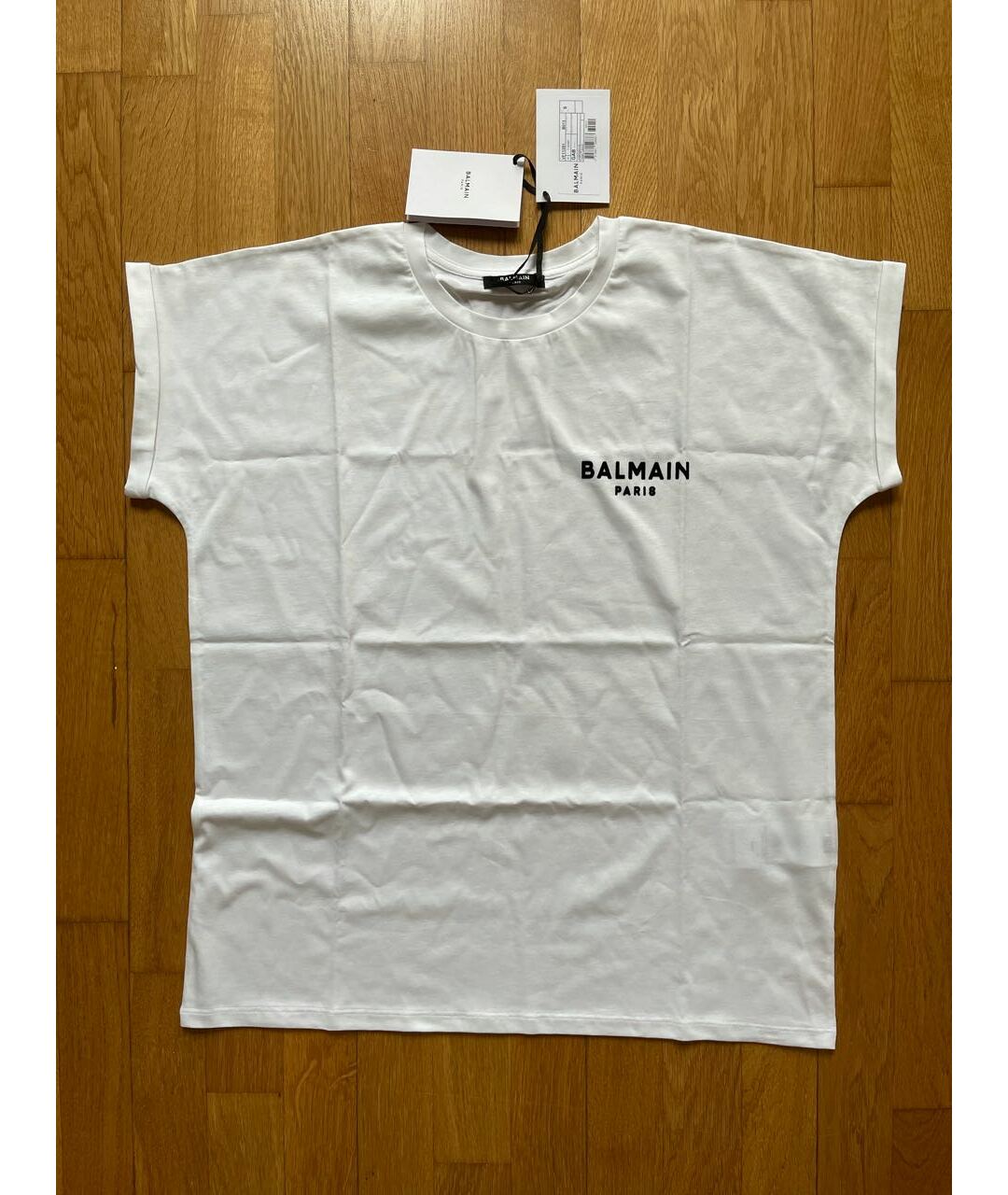 BALMAIN Белая футболка, фото 4