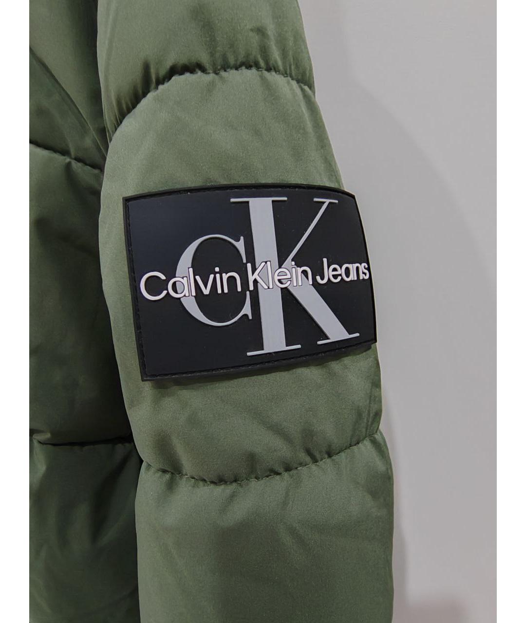 CALVIN KLEIN JEANS Хаки куртка, фото 3