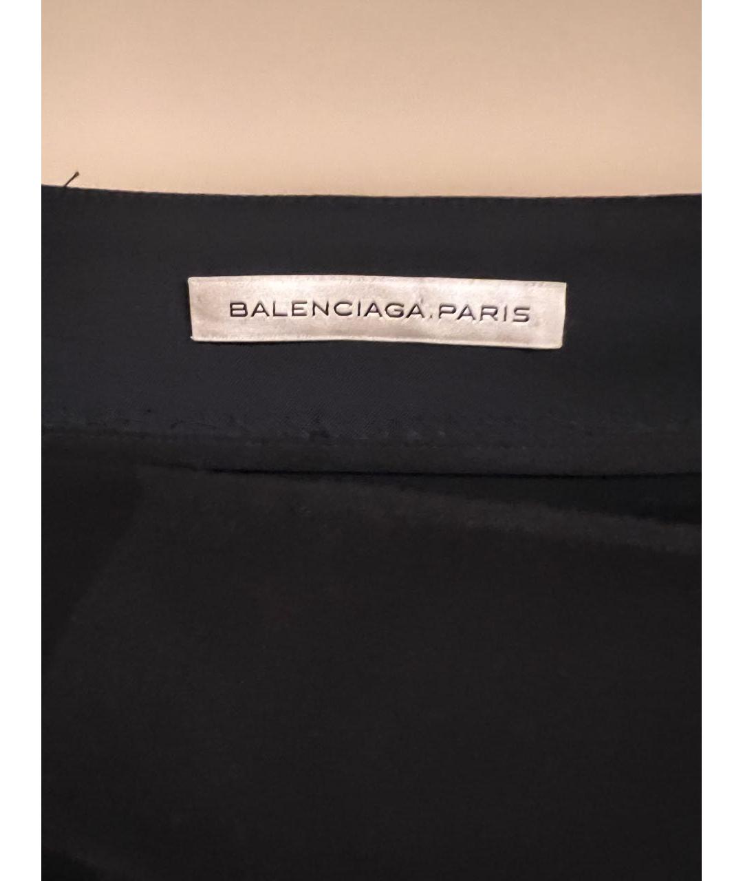 BALENCIAGA Черная юбка мини, фото 3