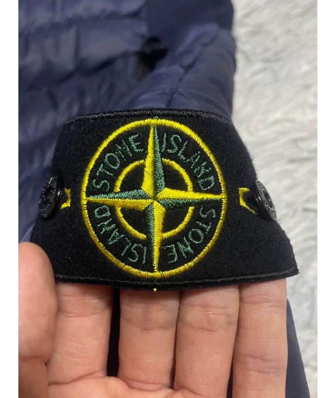 STONE ISLAND Темно-синий жилет, фото 4