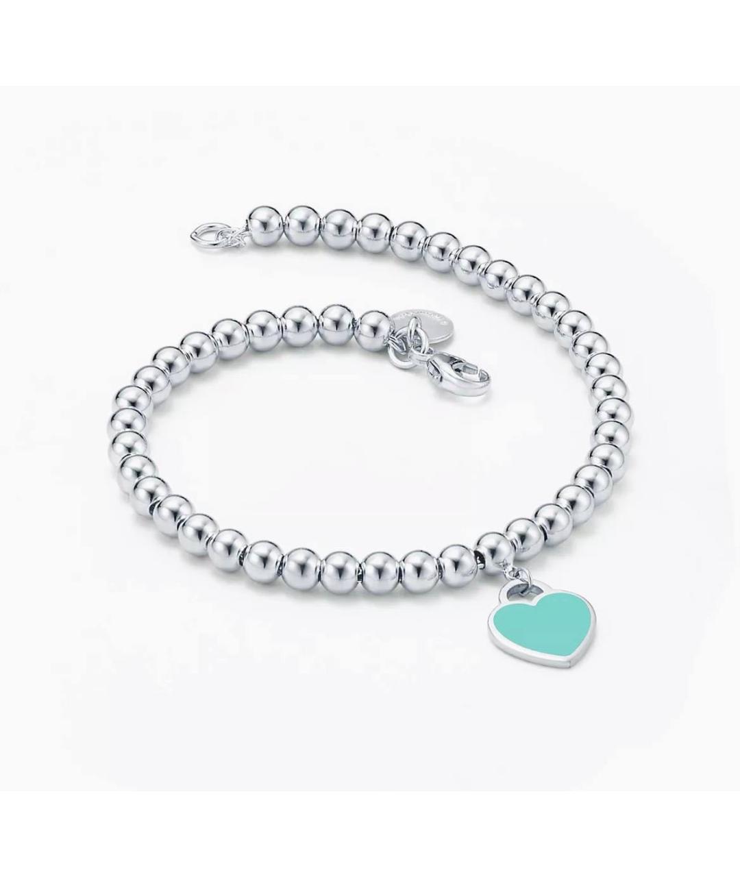 TIFFANY&CO Бирюзовый серебряный браслет, фото 2