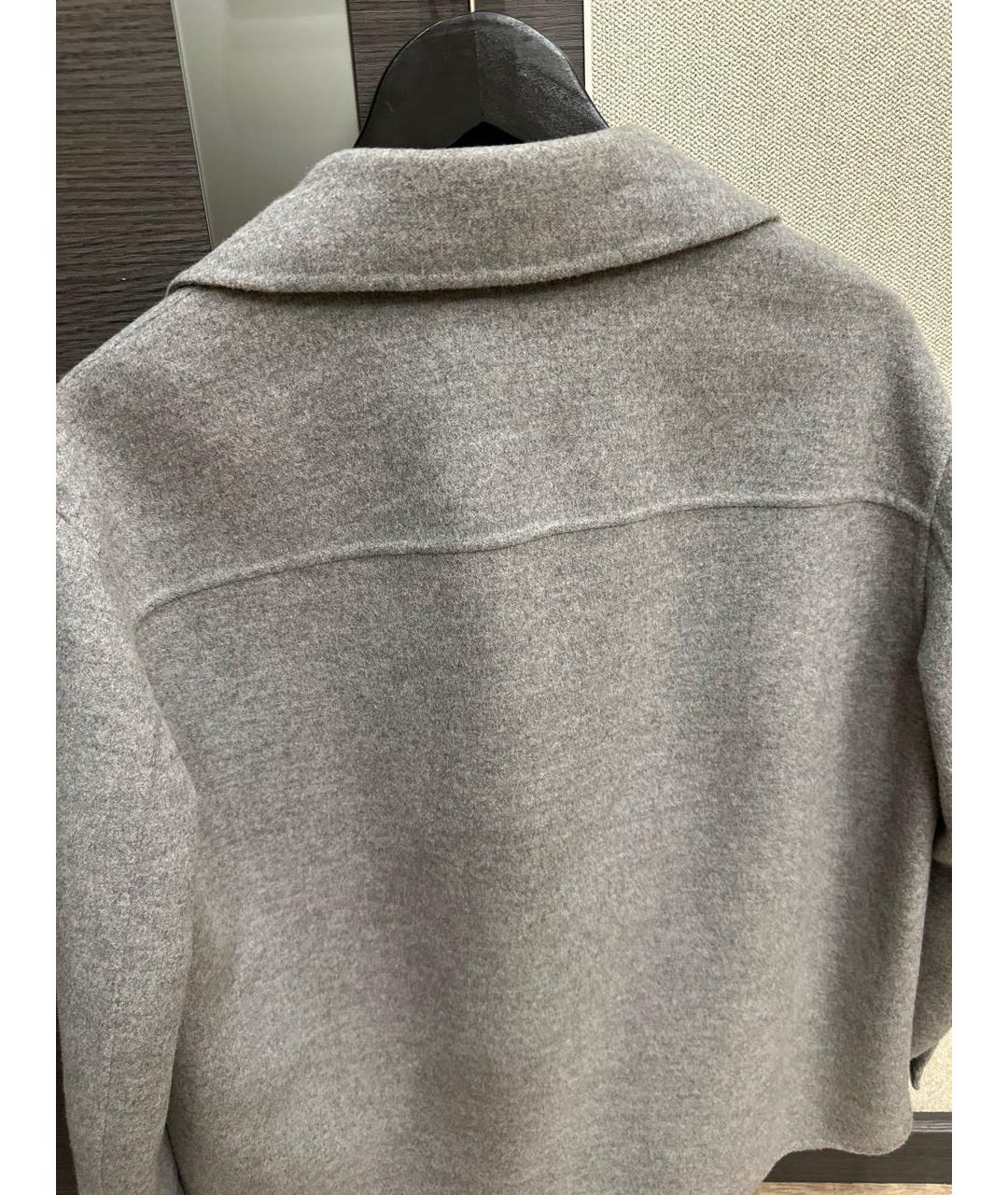 LORO PIANA Серый кашемировый жакет/пиджак, фото 4