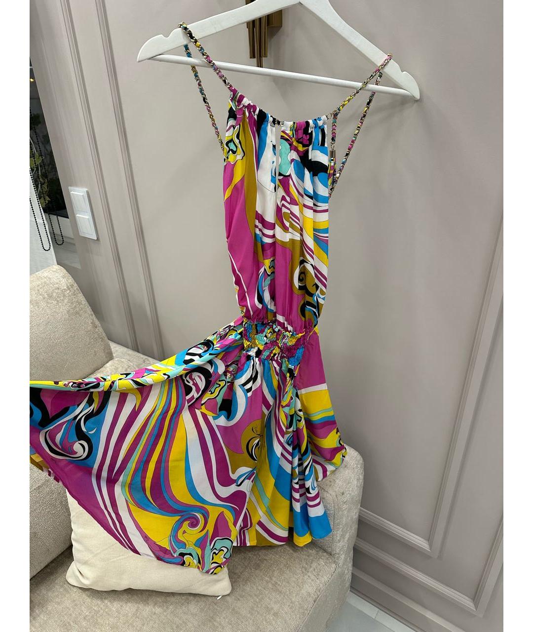 EMILIO PUCCI Мульти коктейльное платье, фото 2